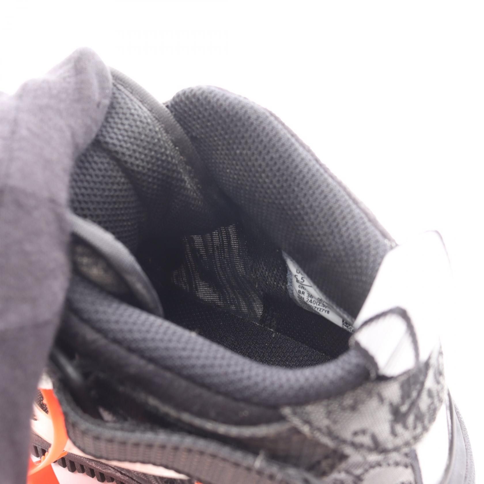 Off-White Off-White Off-White Nike Air Force 1 Mid Sneakers Textile Shoes DO6290-001 DUTY FREE for USA Size ONE SIZE - 8 Thumbnail