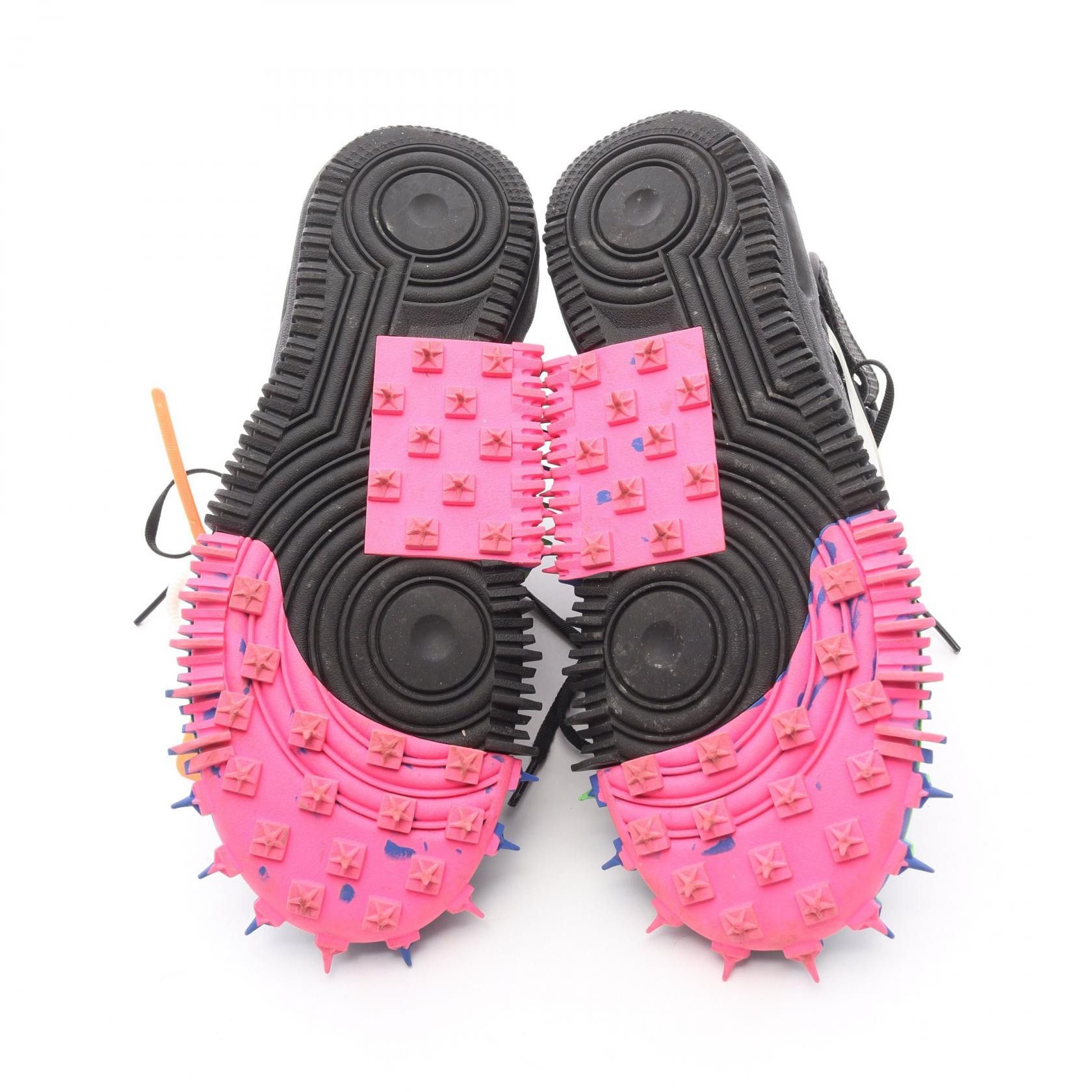 Off-White Off-White Off-White Nike Air Force 1 Mid Sneakers Textile Shoes DO6290-001 DUTY FREE for USA Size ONE SIZE - 4 Thumbnail
