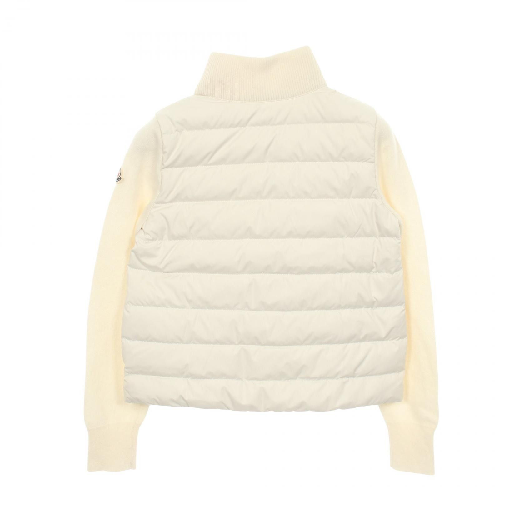 Moncler Moncler Moncler Knit Panel Down Jacket Textile Outerwear 9B00002 DUTY FREE for USA Size ONE SIZE - 2 Thumbnail