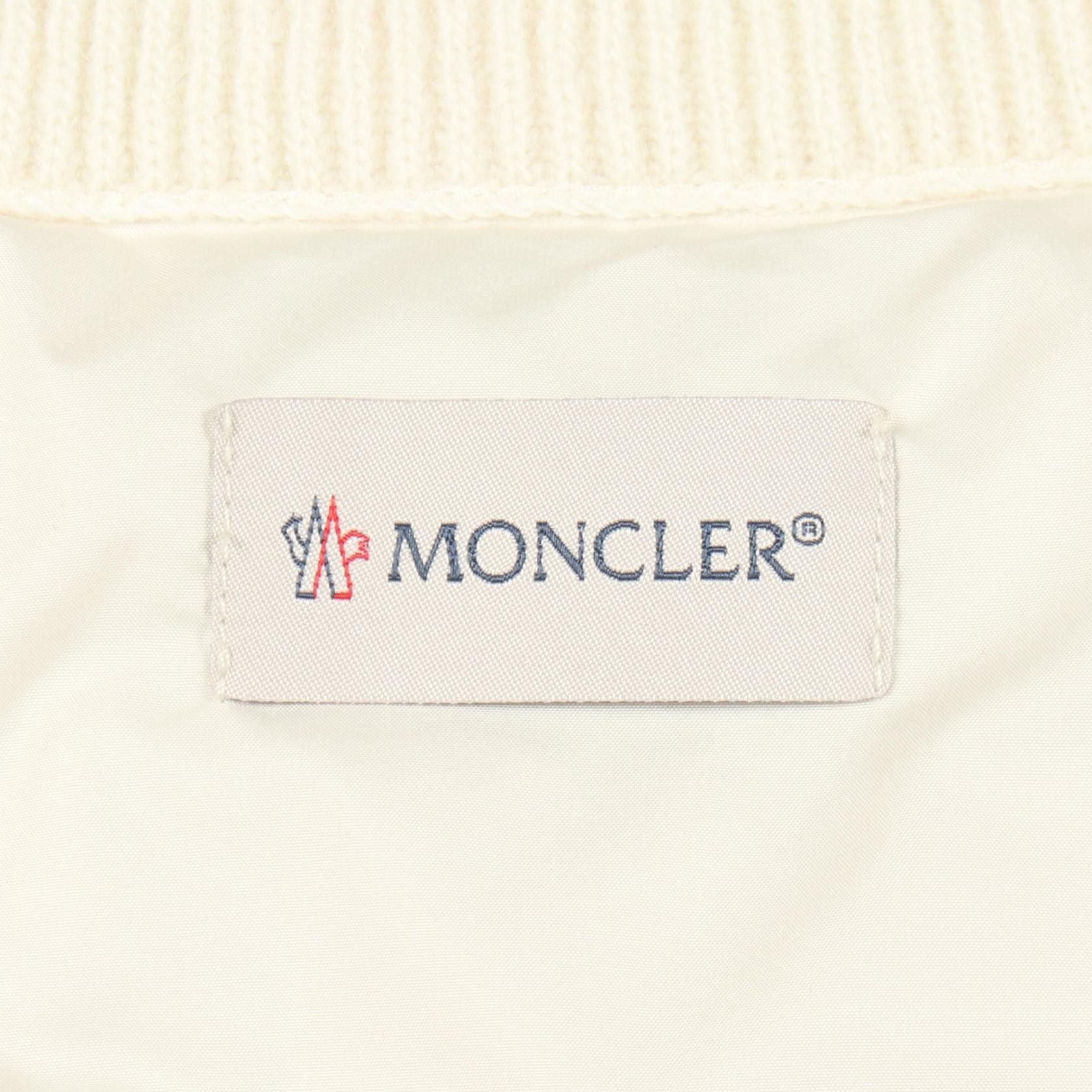 Moncler Moncler Moncler Knit Panel Down Jacket Textile Outerwear 9B00002 DUTY FREE for USA Size ONE SIZE - 3 Thumbnail