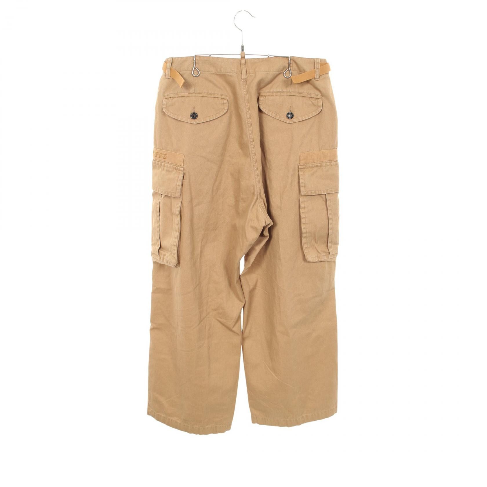 Dsquared2 Dsquared2 DSQUARED2 Cotton Cargo Pants Textile Bottoms DUTY FREE for USA Size ONE SIZE - 2 Thumbnail