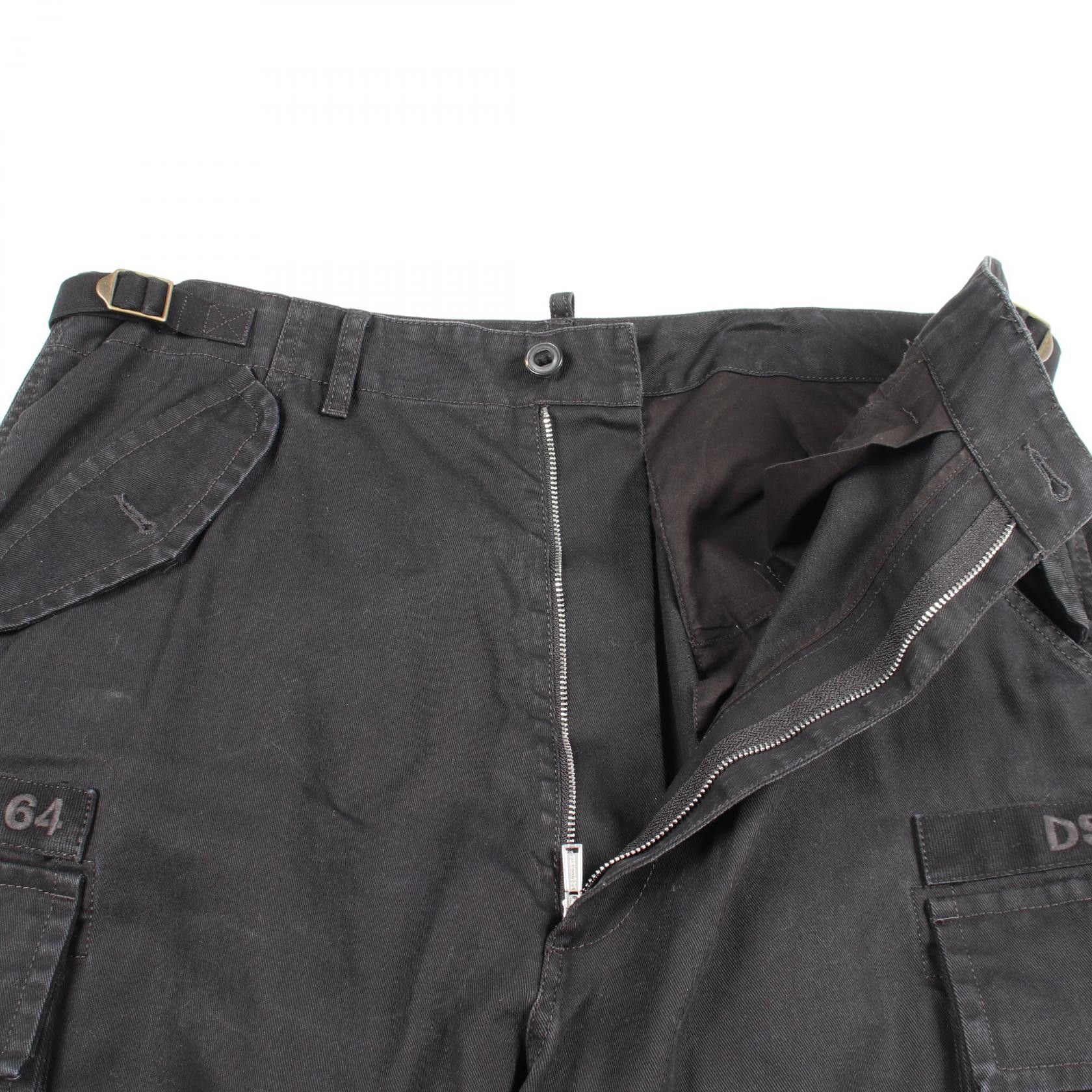 Dsquared2 Dsquared2 DSQUARED2 Cotton Cargo Pants Textile Bottoms DUTY FREE for USA Size ONE SIZE - 6 Thumbnail