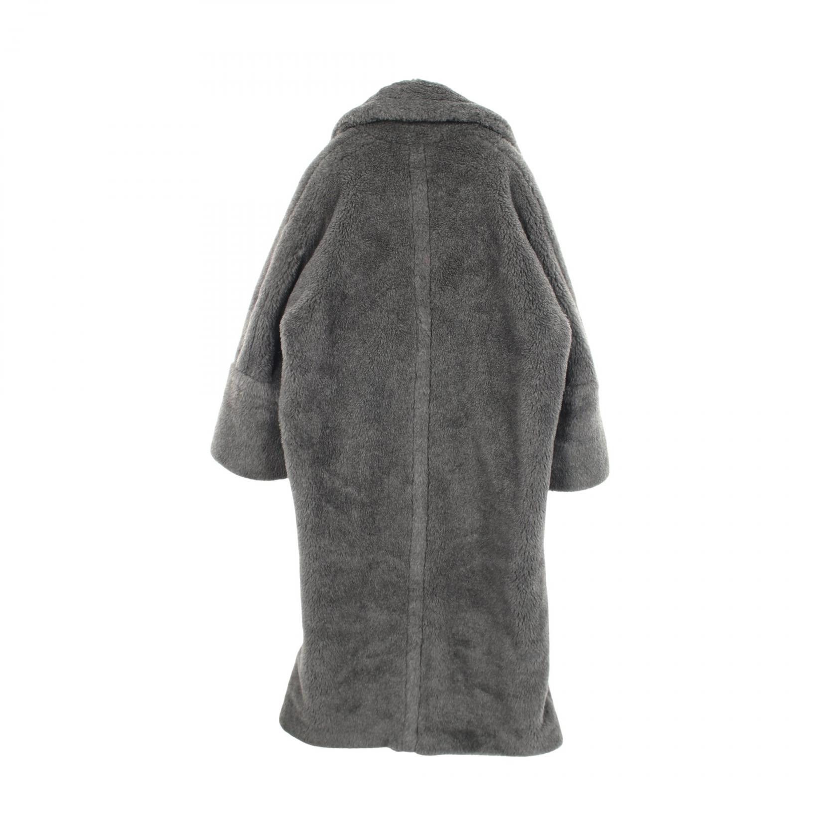 Max Mara Max Mara Max Mara Cadiac Teddy Bear Wool Alpaca Coat Textile Outerwear 24210163136 DUTY FREE for USA Size ONE SIZE - 2 Thumbnail