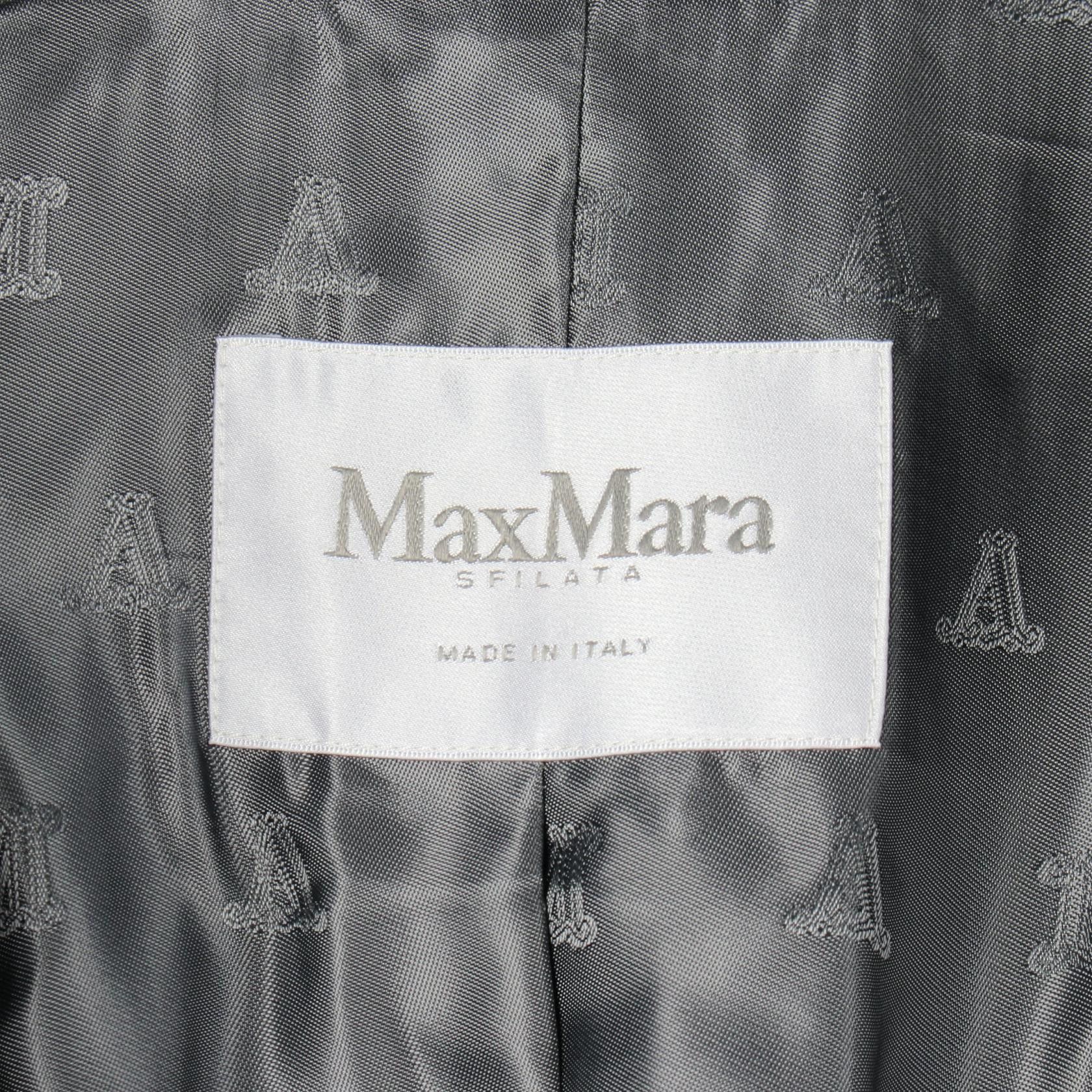 Max Mara Max Mara Max Mara Cadiac Teddy Bear Wool Alpaca Coat Textile Outerwear 24210163136 DUTY FREE for USA Size ONE SIZE - 3 Thumbnail