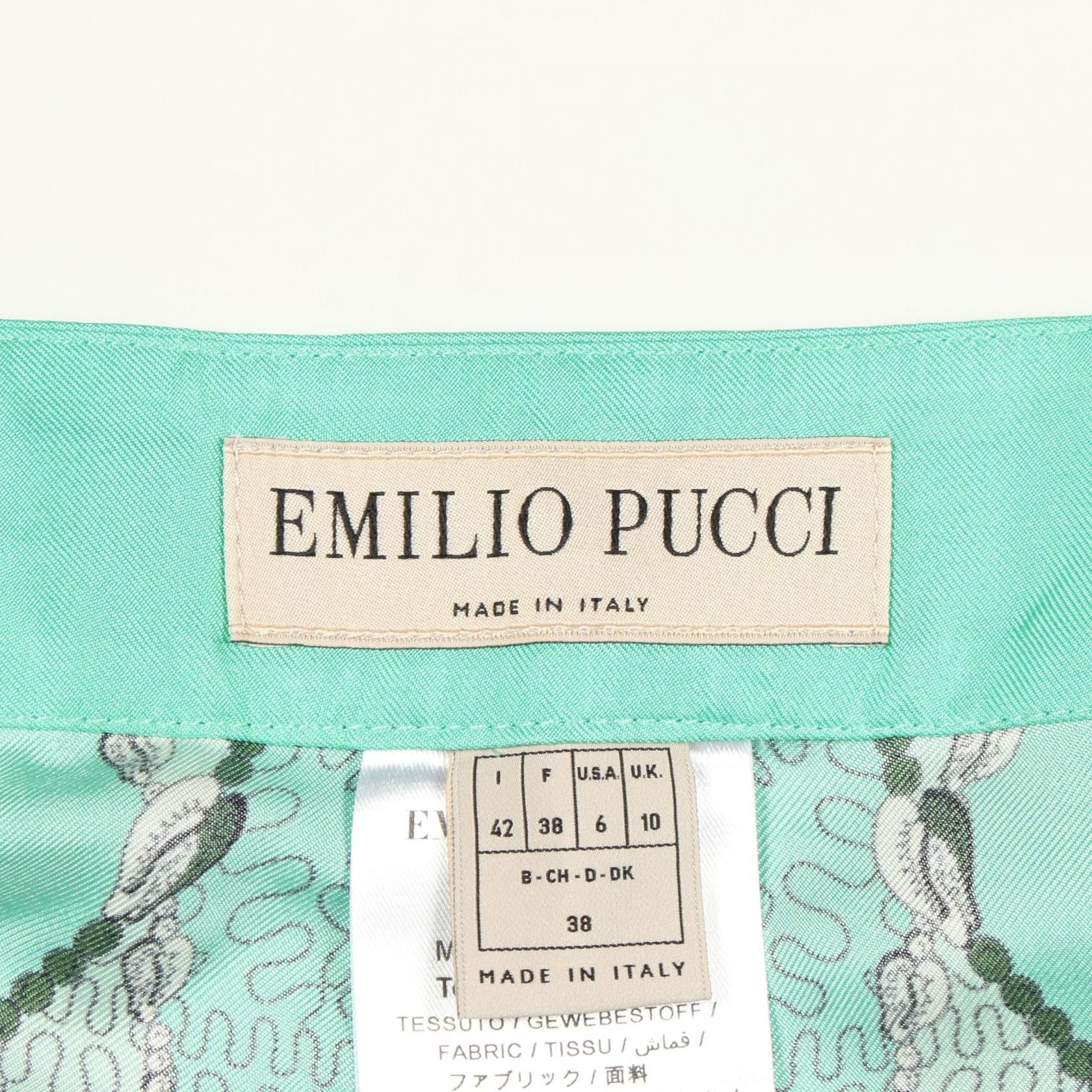 Other Pucci Emilio Pucci Silk Pants Textile Pants DUTY FREE for USA Size ONE SIZE - 3 Thumbnail