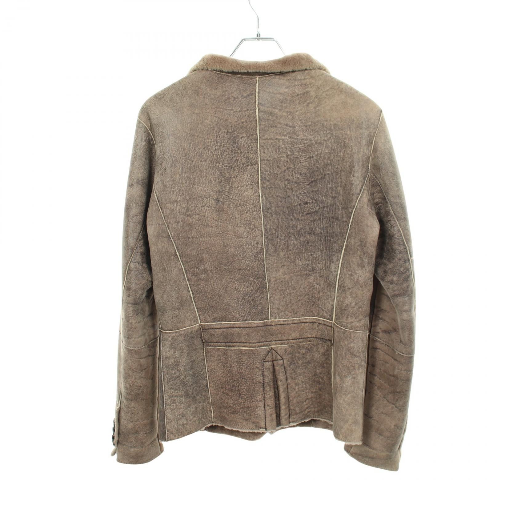 Emporio Armani Emporio Armani Emporio Armani Shearling Jacket Leather Outerwear DUTY FREE for USA Size ONE SIZE - 2 Thumbnail