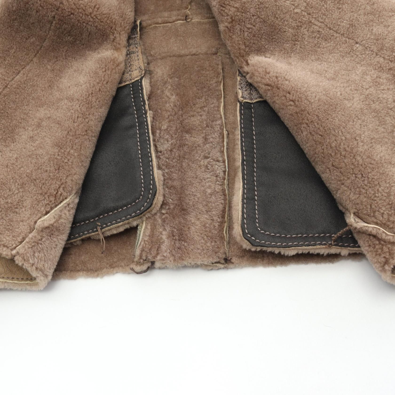Emporio Armani Emporio Armani Emporio Armani Shearling Jacket Leather Outerwear DUTY FREE for USA Size ONE SIZE - 7 Thumbnail