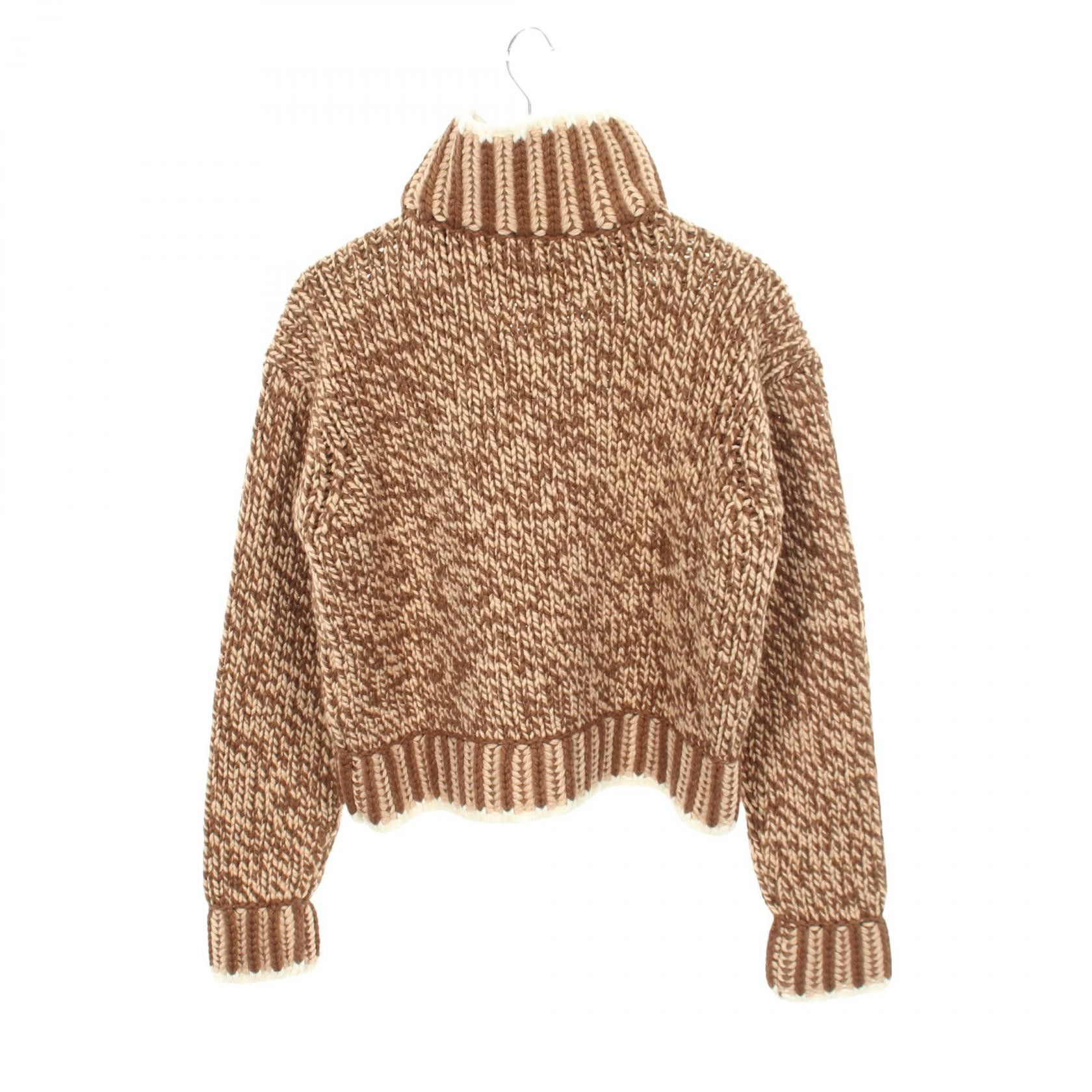 Moncler Moncler Moncler Wool Turtleneck Knit Top Textile Tops 9F00021 DUTY FREE for USA Size ONE SIZE - 2 Thumbnail