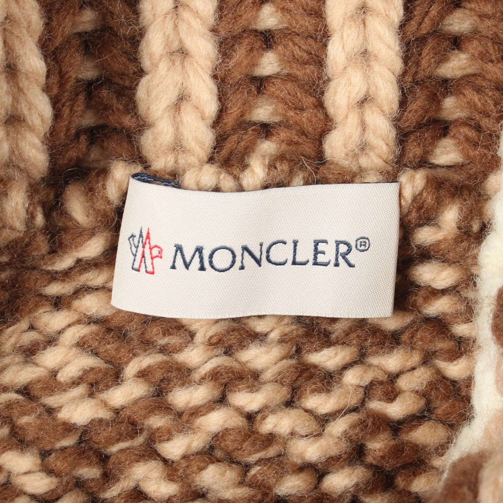 Moncler Moncler Moncler Wool Turtleneck Knit Top Textile Tops 9F00021 DUTY FREE for USA Size ONE SIZE - 3 Thumbnail