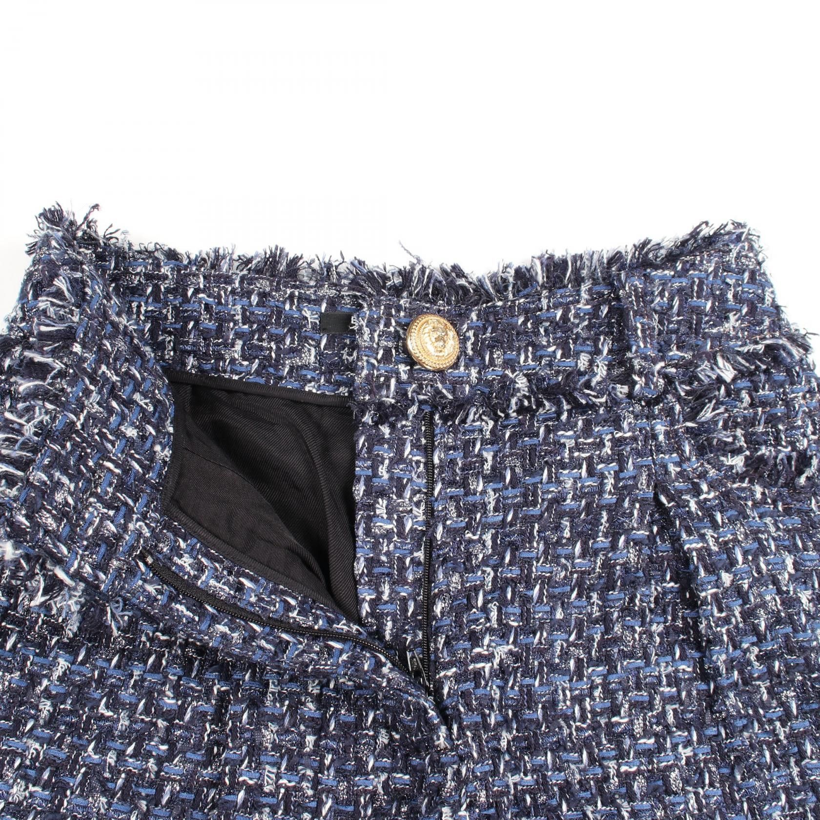 Balmain Balmain Balmain Boucle Tweed Cotton Shorts Textile Pants DUTY FREE for USA Size ONE SIZE - 6 Thumbnail