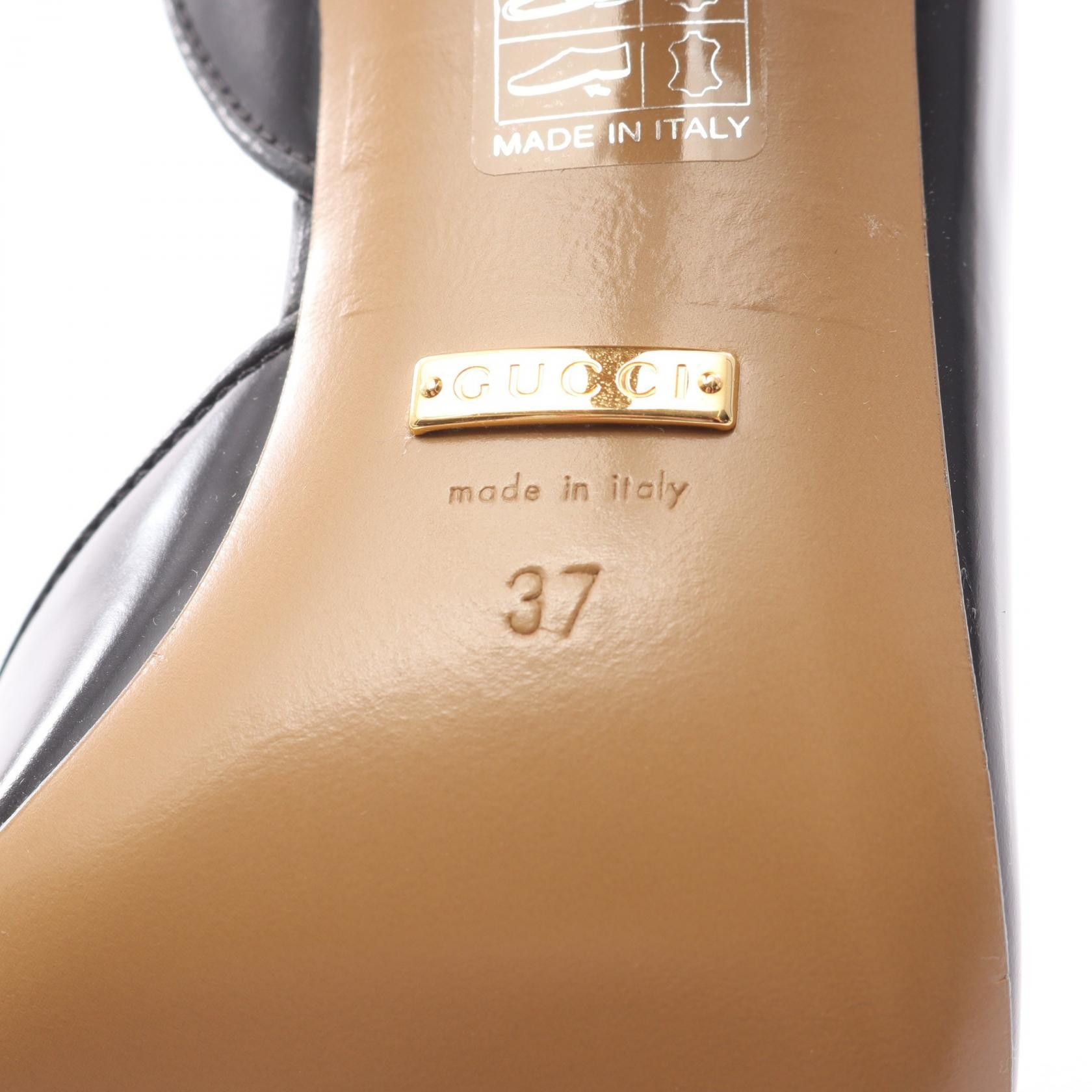 Gucci Gucci Gucci Slingback Leather Pumps Leather Shoes 740058 DUTY FREE for USA Size ONE SIZE - 6 Thumbnail