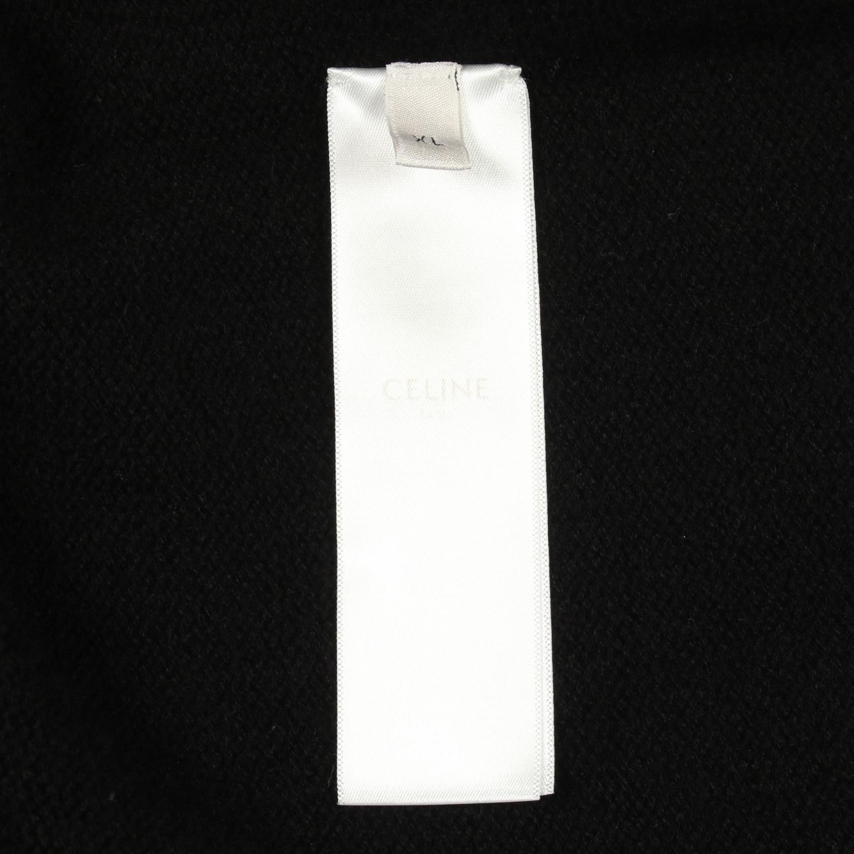 Celine Celine Celine Logo Wool Cashmere Knit Hoodie Textile Sweatshirts & Hoodies 2A77O402P DUTY FREE for USA Size ONE SIZE - 5 Thumbnail