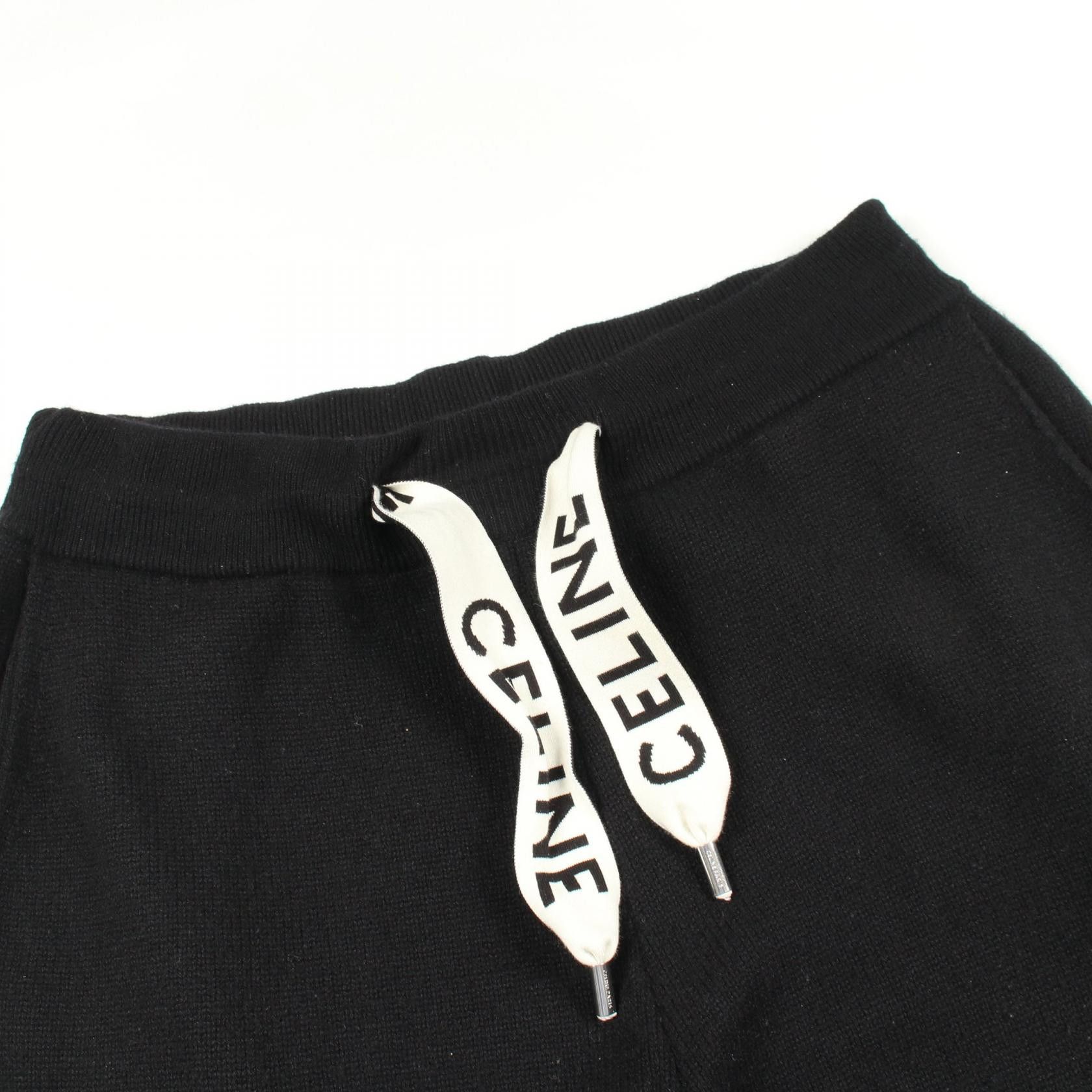 Celine Celine CELINE Logo Wool Cashmere Pants Textile Bottoms 2A54Q402P DUTY FREE for USA Size ONE SIZE - 5 Thumbnail