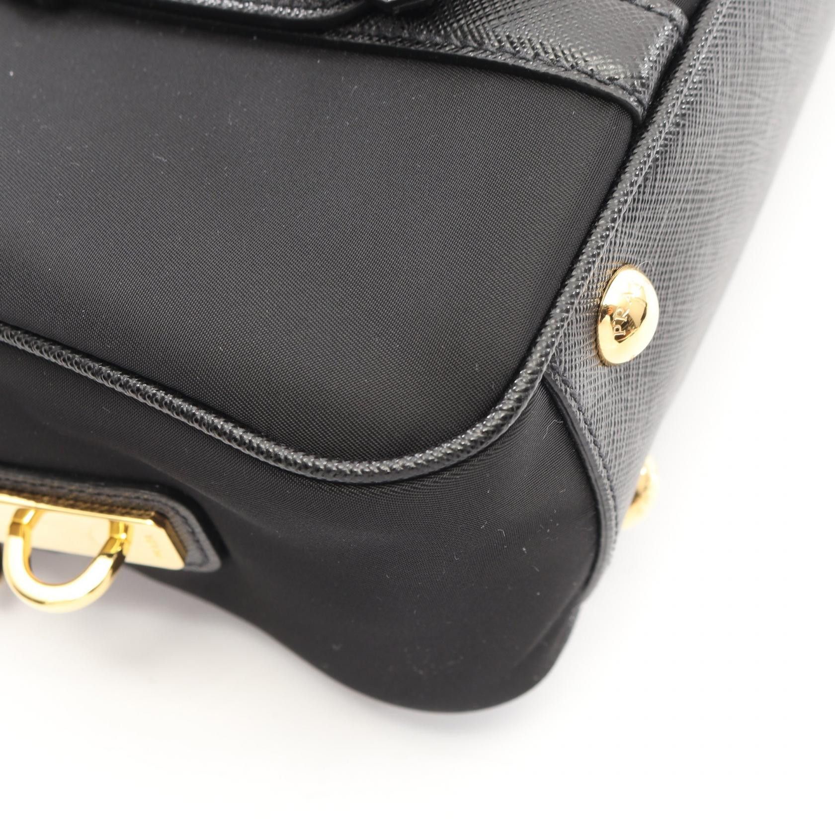 Prada Prada Prada TESSUTO SAFFIANO 2way handbag Textile Handbag 1BB088 DUTY FREE for USA Size ONE SIZE - 5 Thumbnail