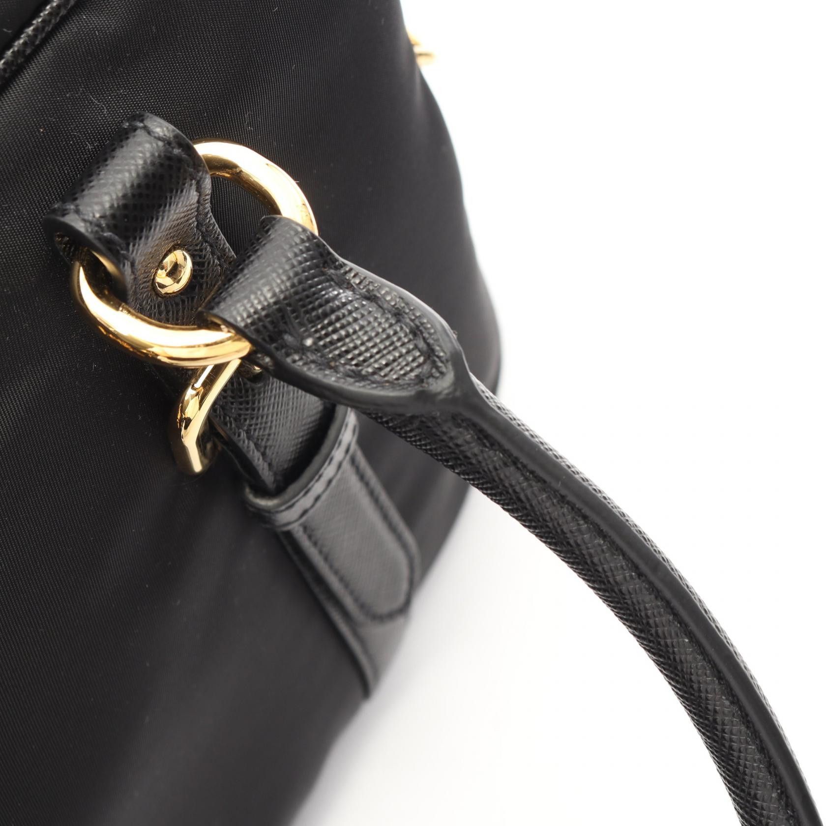 Prada Prada Prada TESSUTO SAFFIANO 2way handbag Textile Handbag 1BB088 DUTY FREE for USA Size ONE SIZE - 6 Thumbnail