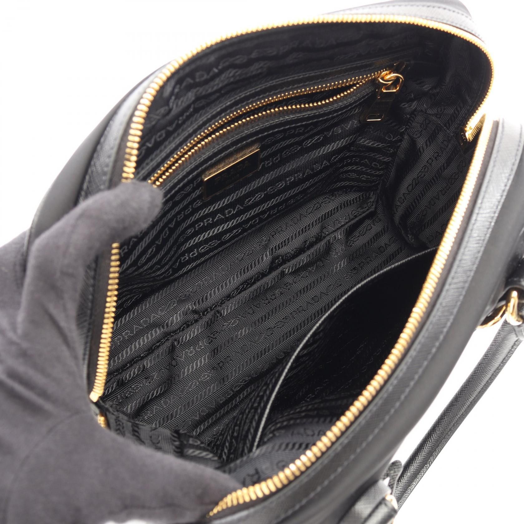 Prada Prada Prada TESSUTO SAFFIANO 2way handbag Textile Handbag 1BB088 DUTY FREE for USA Size ONE SIZE - 3 Thumbnail