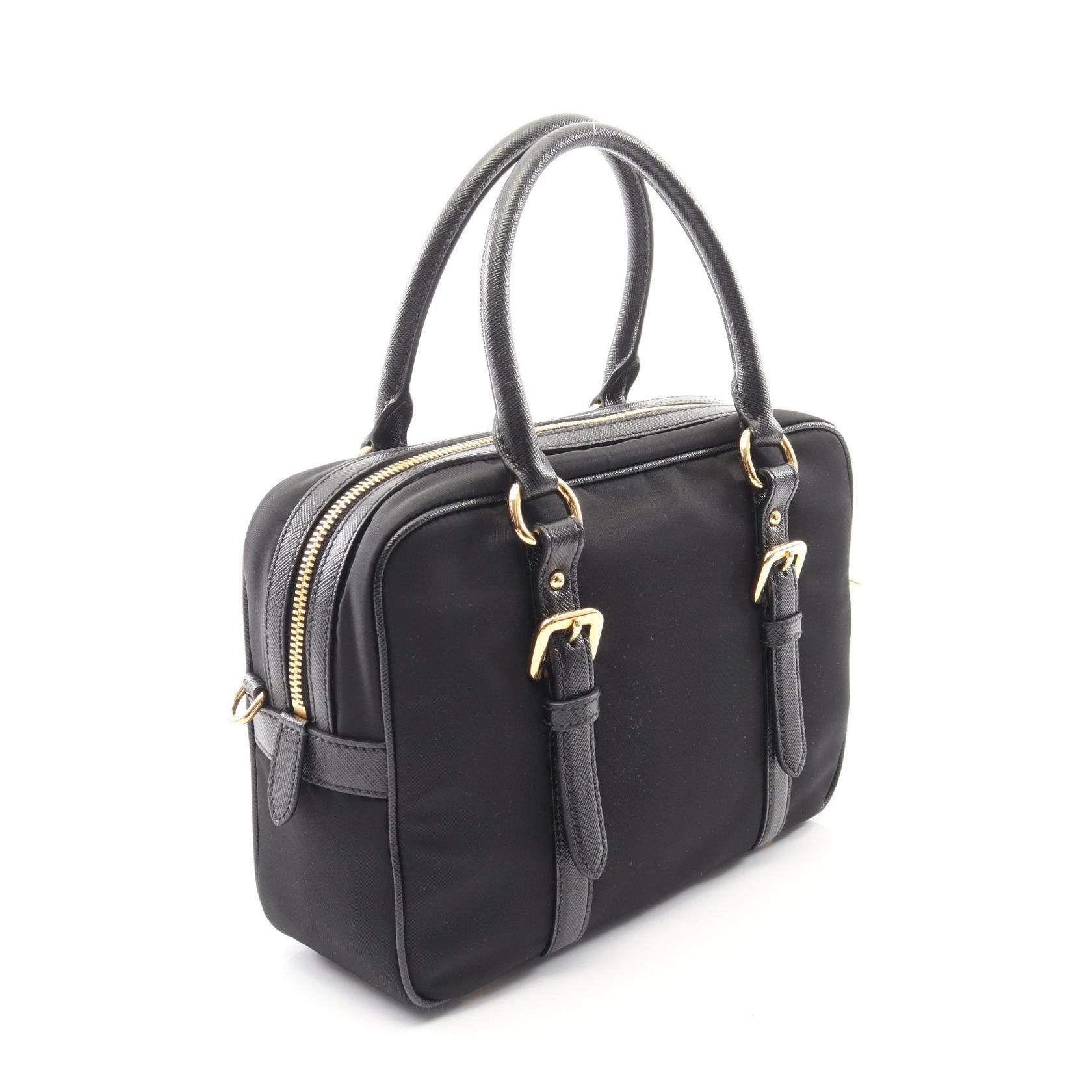 Prada Prada Prada TESSUTO SAFFIANO 2way handbag Textile Handbag 1BB088 DUTY FREE for USA Size ONE SIZE - 2 Thumbnail