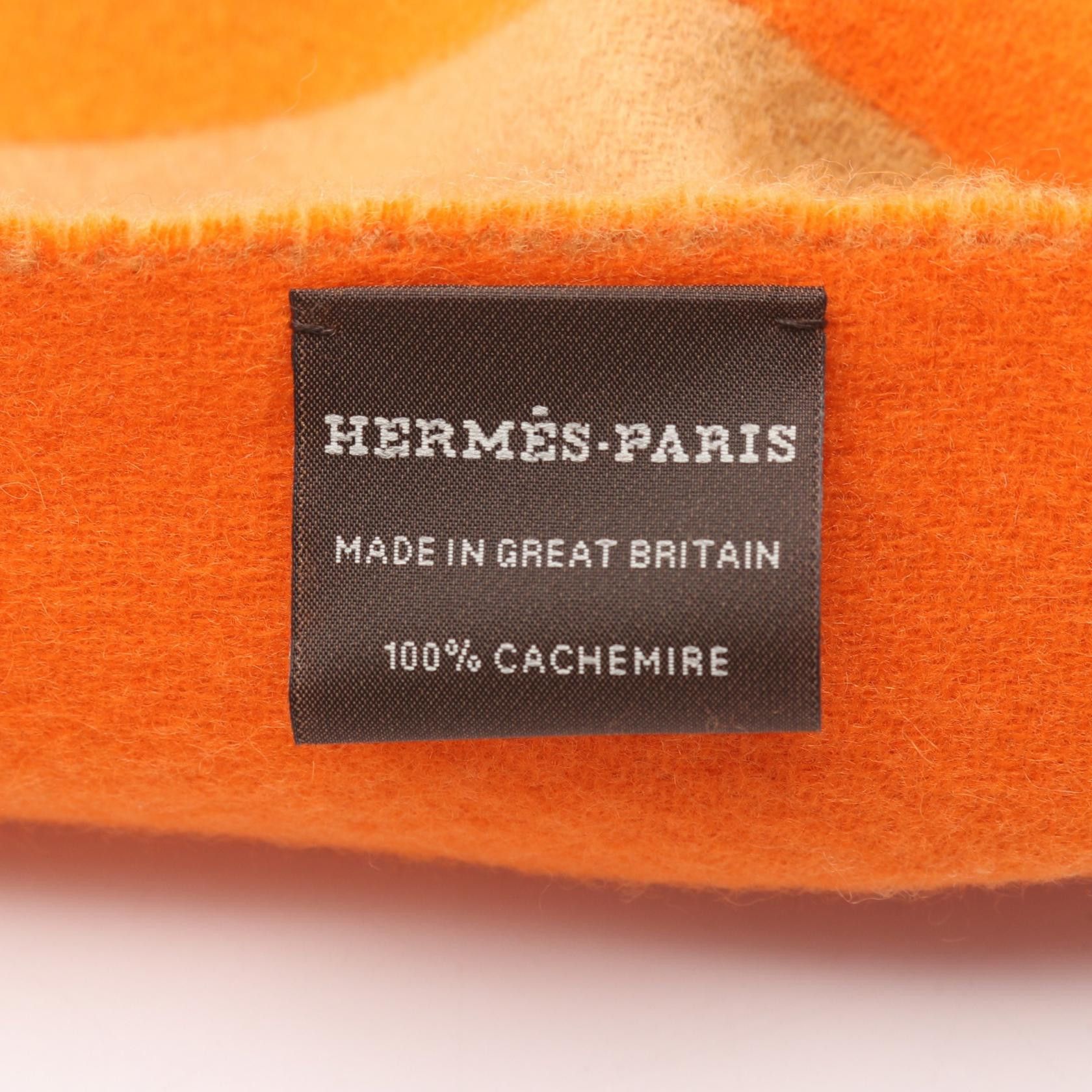 Hermes Hermes Hermes Grand Malle Cashmere Scarf Textile Scarf DUTY FREE for USA Size ONE SIZE - 3 Thumbnail