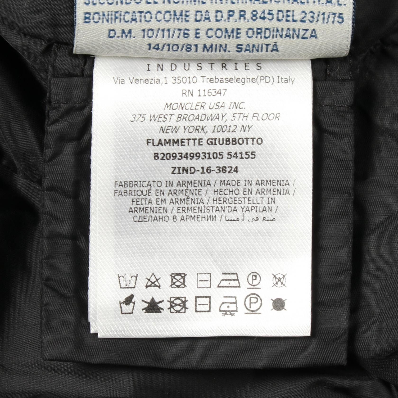 Moncler Moncler Moncler FLAMMETTE down jacket Textile Outerwear 4993105 DUTY FREE for USA Size ONE SIZE - 4 Thumbnail