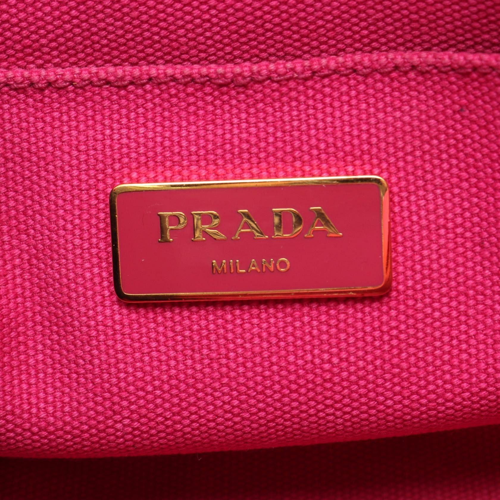 Prada Prada Prada CANAPA Canvas Handbag Textile Handbag DUTY FREE for USA Size ONE SIZE - 4 Thumbnail