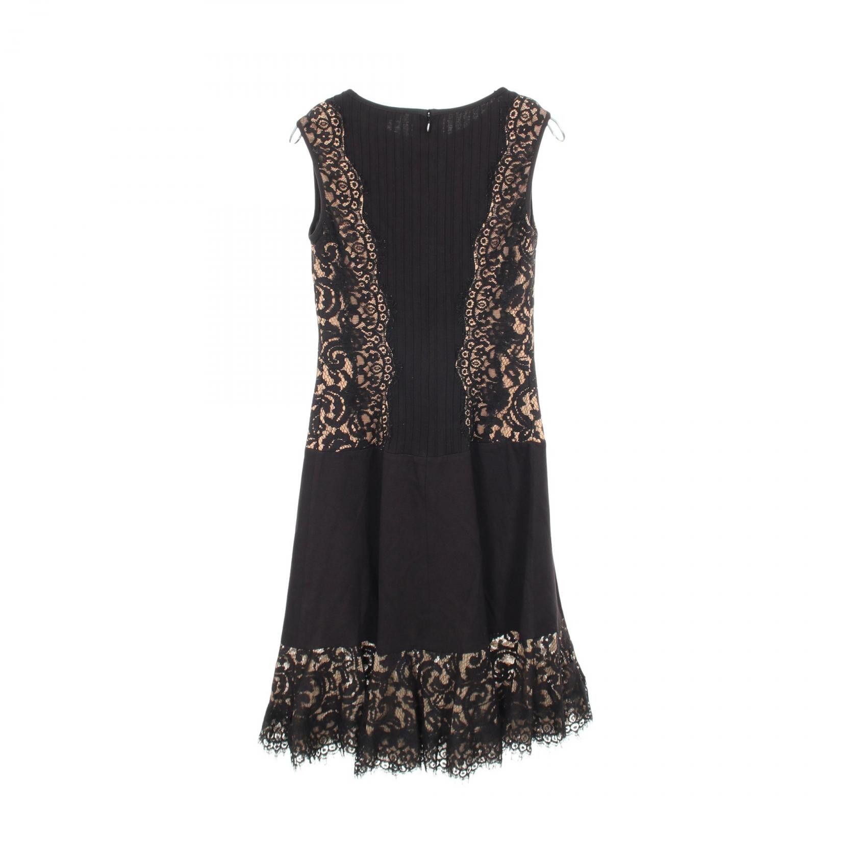 Other Other Tadashi Shoji Pintuck Jersey Lace Panel Dress Textile Dresses 6L1300M DUTY FREE for USA Size ONE SIZE - 2 Thumbnail
