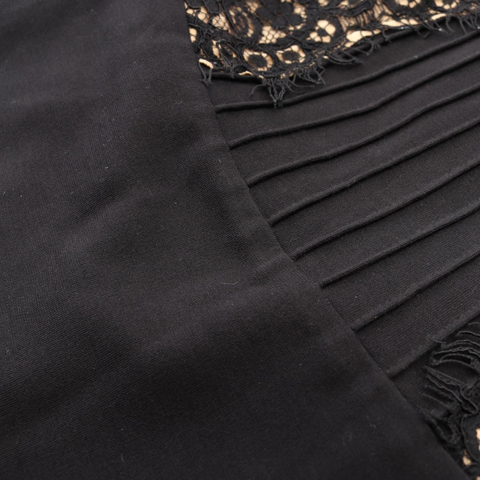 Other Other Tadashi Shoji Pintuck Jersey Lace Panel Dress Textile Dresses 6L1300M DUTY FREE for USA Size ONE SIZE - 9 Thumbnail