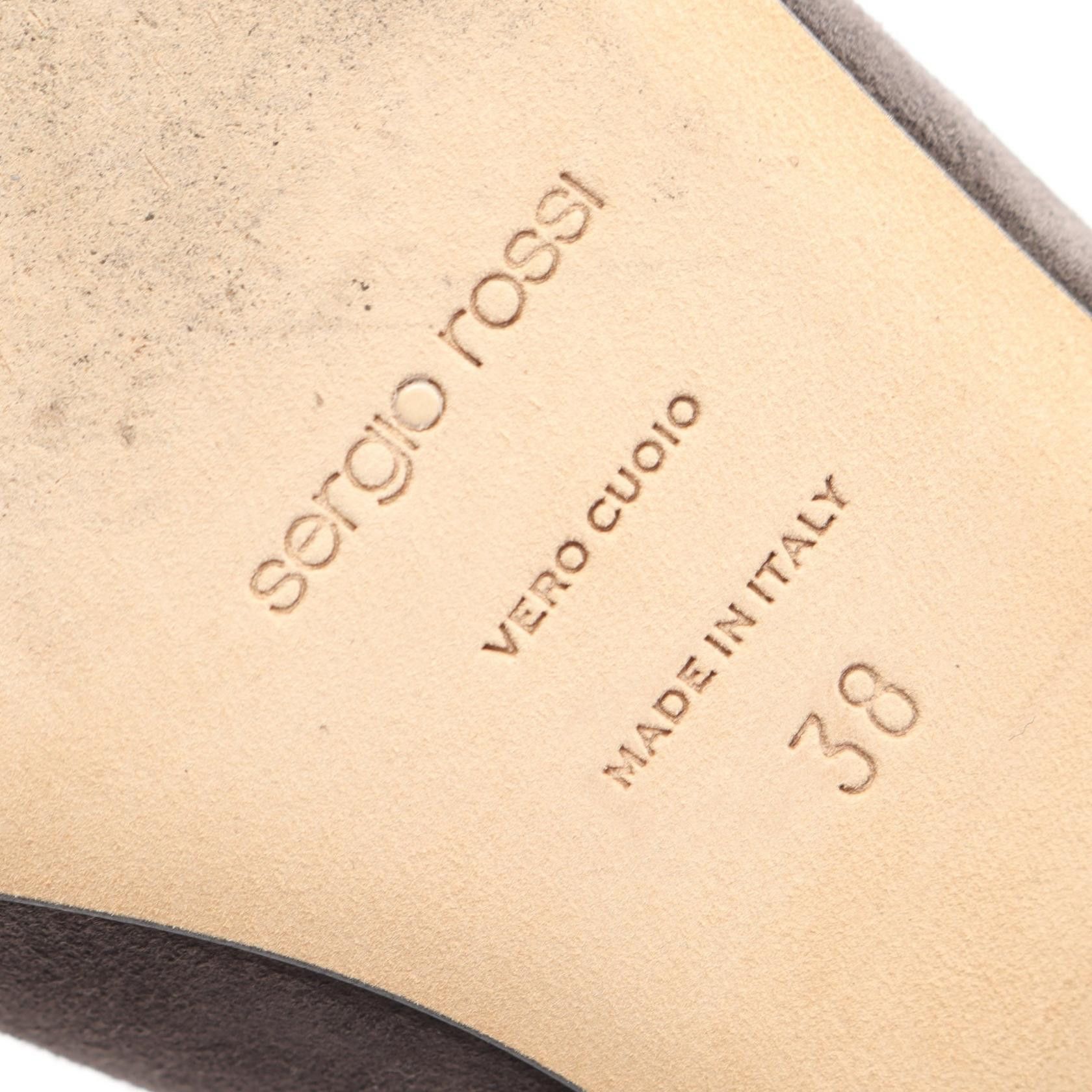 Other Other Sergio Rossi Suede Flats Leather Shoes DUTY FREE for USA Size ONE SIZE - 6 Thumbnail