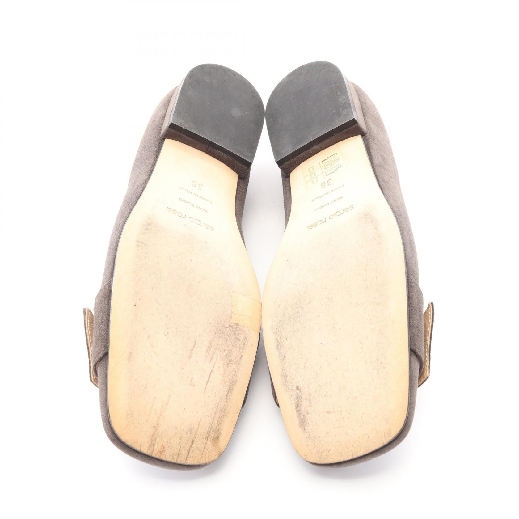 Other Other Sergio Rossi Suede Flats Leather Shoes DUTY FREE for USA Size ONE SIZE - 4 Thumbnail