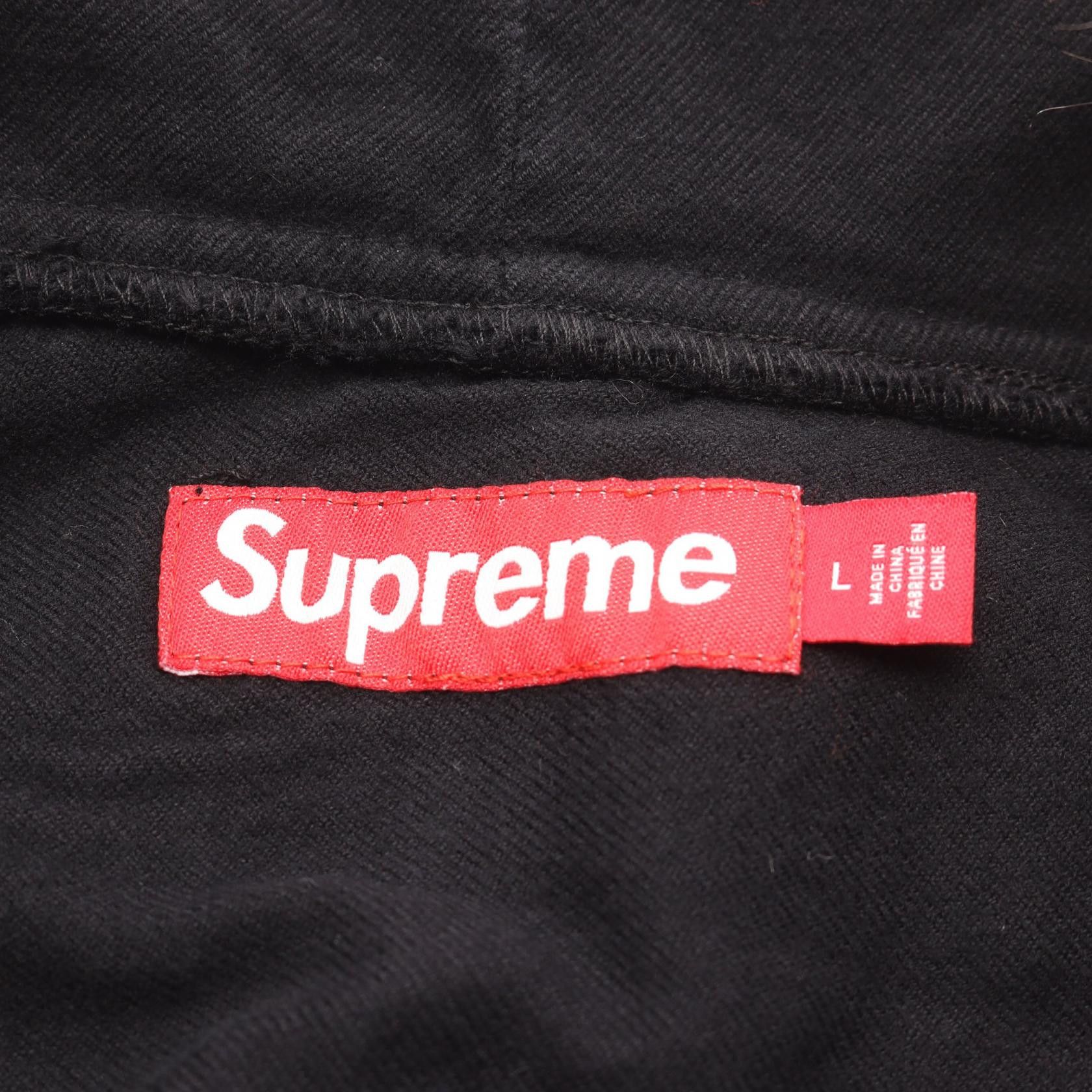 Supreme Supreme Supreme Fur Trim Flannel Hooded Shirt Cotton Apparel Textile Tops DUTY FREE for USA Size ONE SIZE - 3 Thumbnail