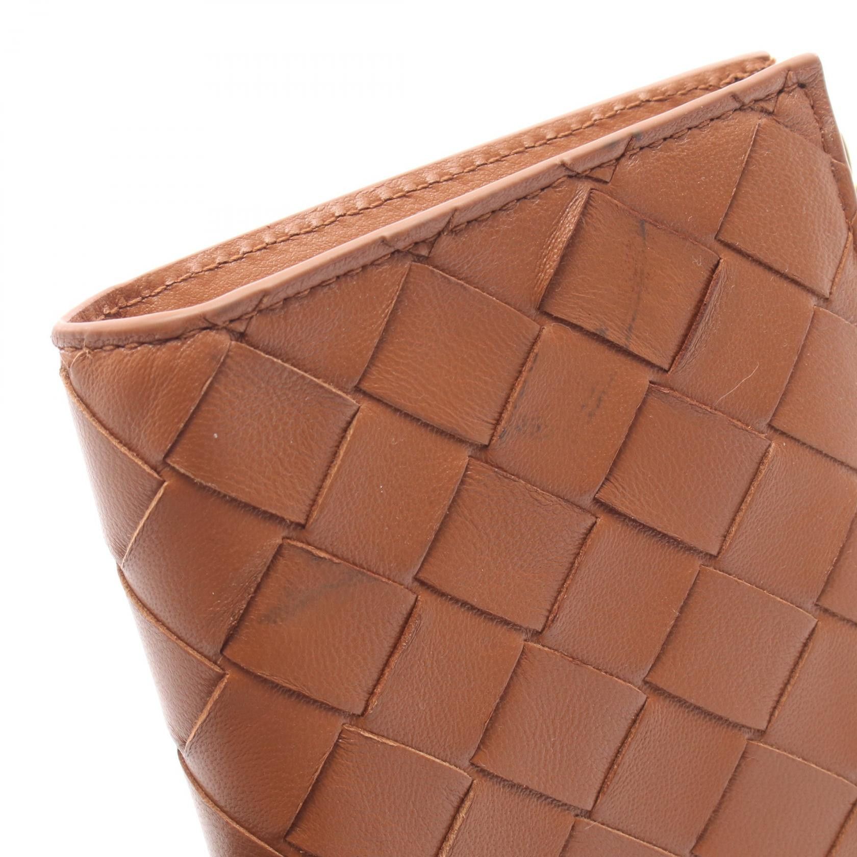 Bottega Veneta Bottega Veneta Bottega Veneta Intrecciato Lambskin Wallet Leather Short Wallet 749940 DUTY FREE for USA Size ONE SIZE - 6 Thumbnail