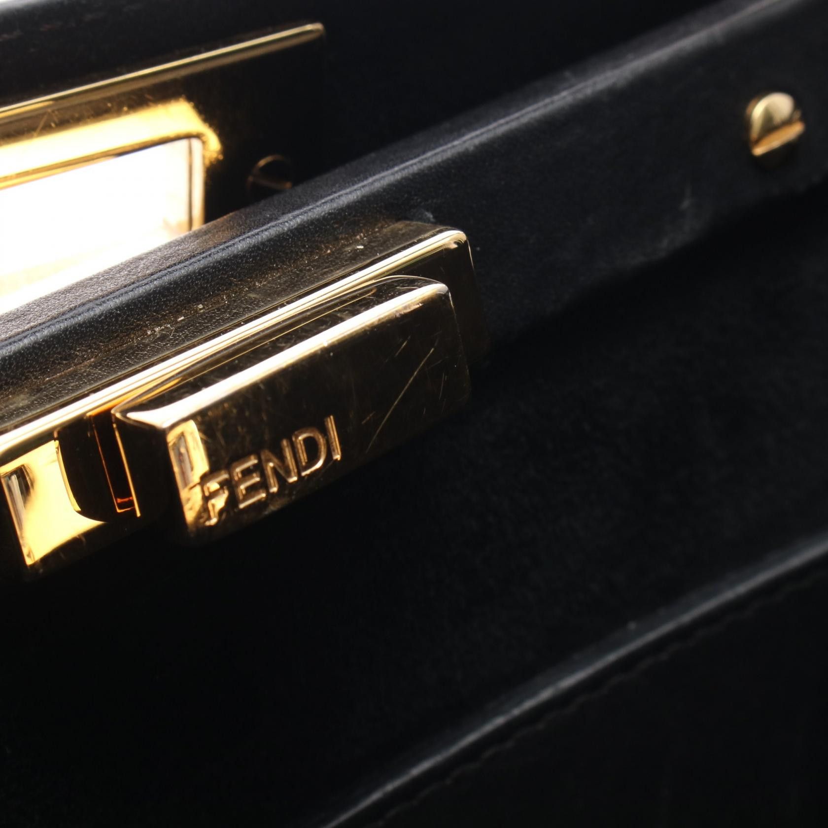 Fendi Fendi Fendi Peekaboo Soft Leather Handbag Leather Handbag 8BN353 DUTY FREE for USA Size ONE SIZE - 5 Thumbnail