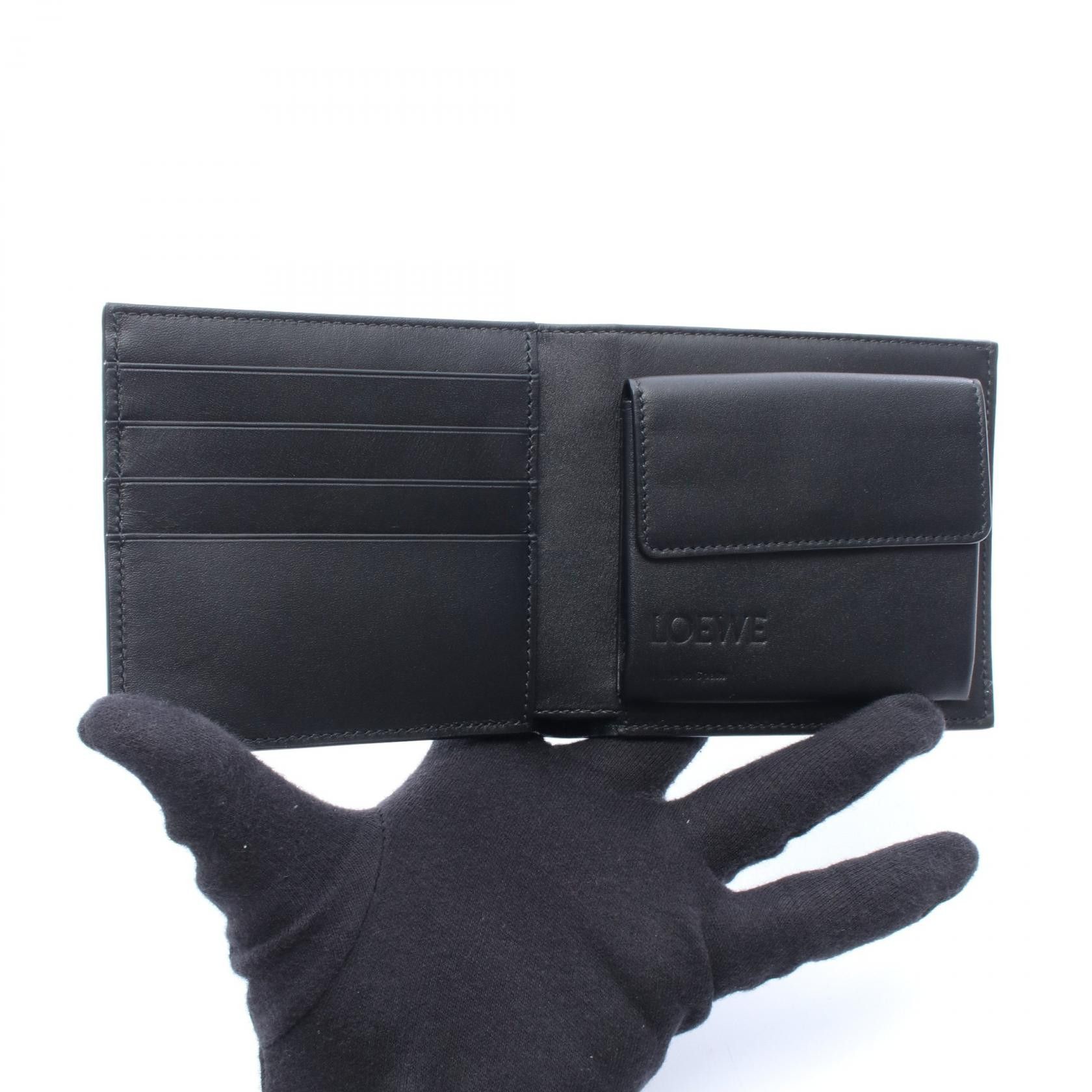 Loewe Loewe Loewe Puzzle Leather Bifold Wallet Leather Short Wallet C510501X14 DUTY FREE for USA Size ONE SIZE - 3 Thumbnail