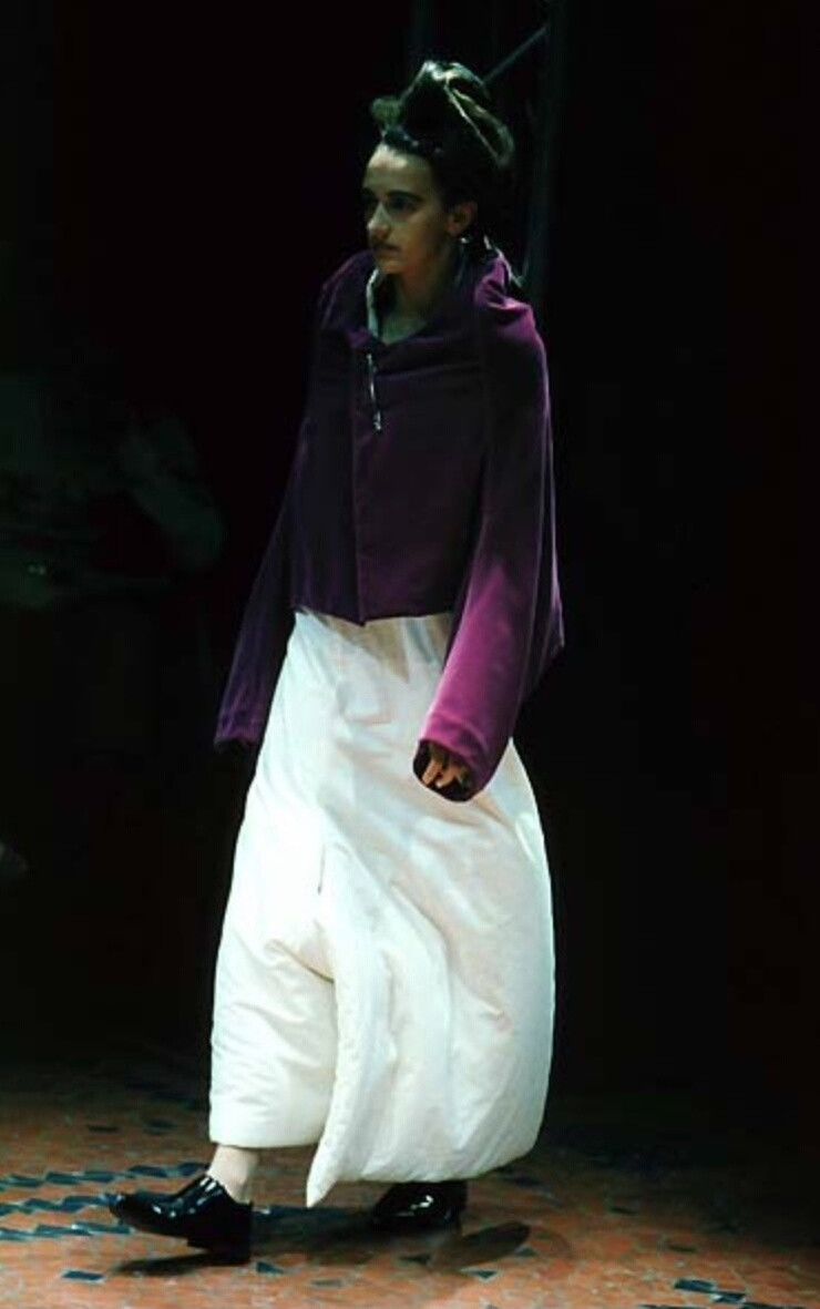 Rei Kawakubo Comme des Garcons 1996FW Green Velvet Skirt Size 28" / US 6 / IT 42 - 9 Thumbnail