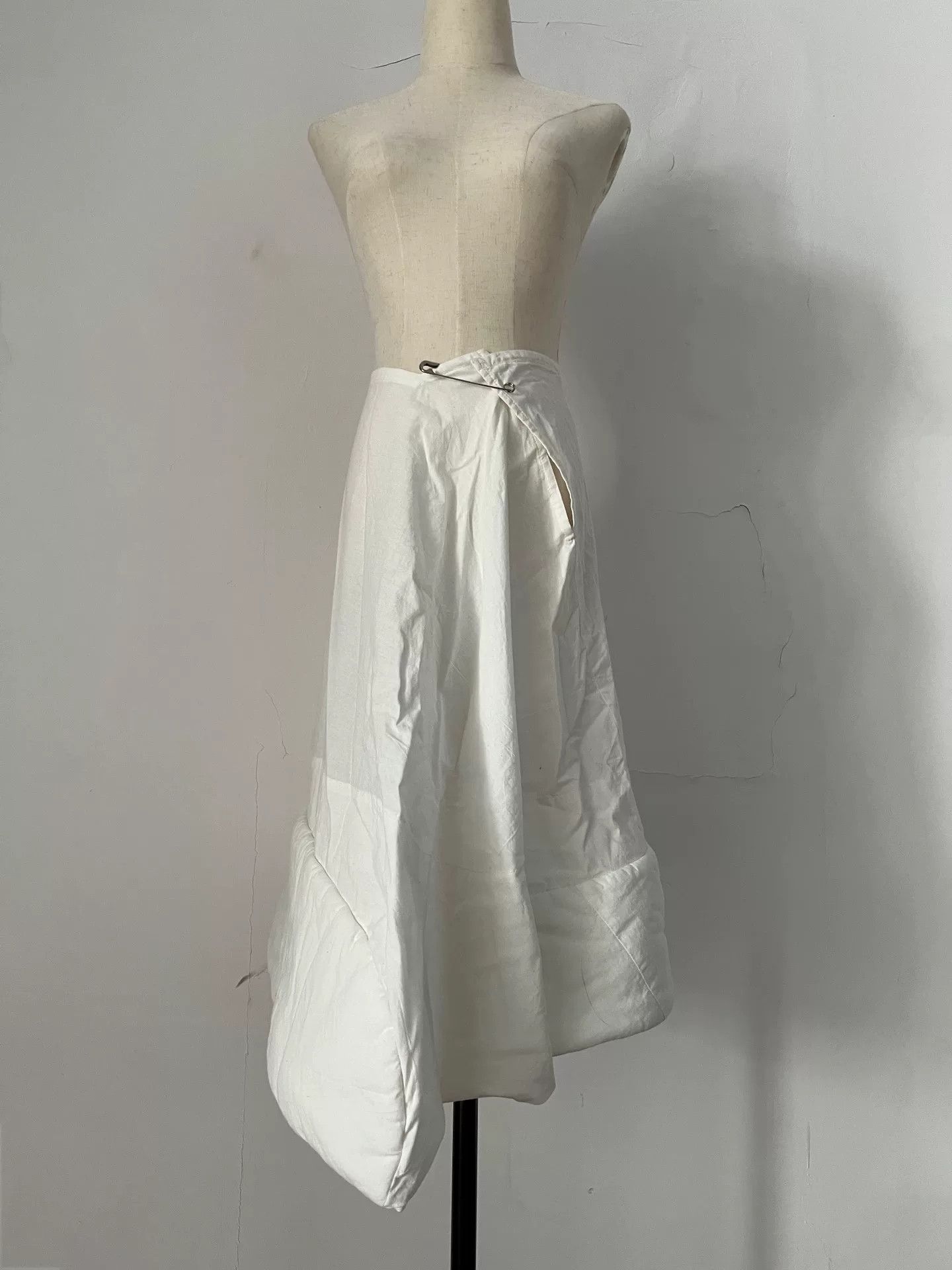 Rei Kawakubo Comme des Garcons 1996FW Green Velvet Skirt Size 28" / US 6 / IT 42 - 4 Thumbnail