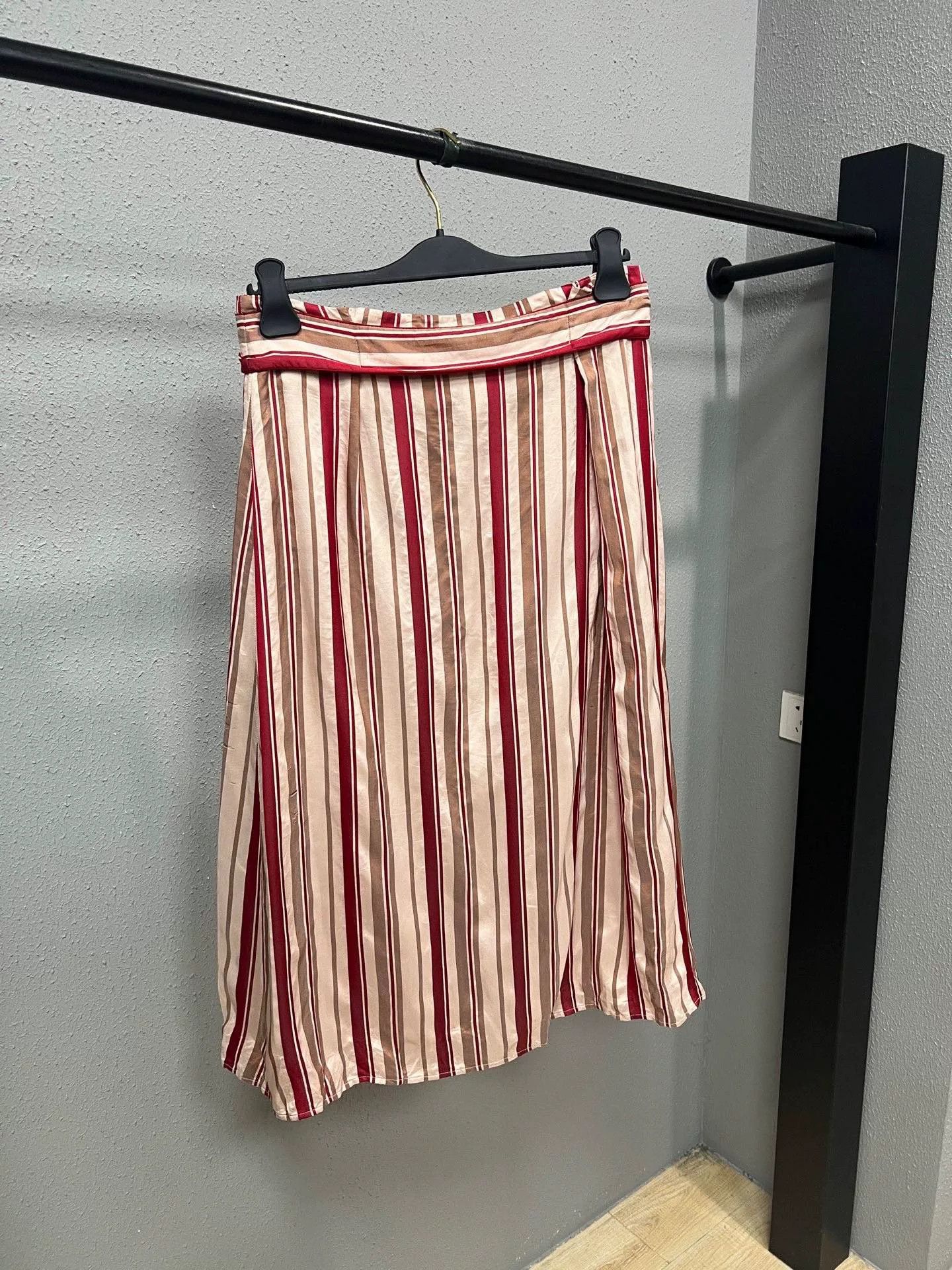 Loro Piana Loro Piana Silk Striped Long Dress Size 28" / US 6 / IT 42 - 2 Thumbnail