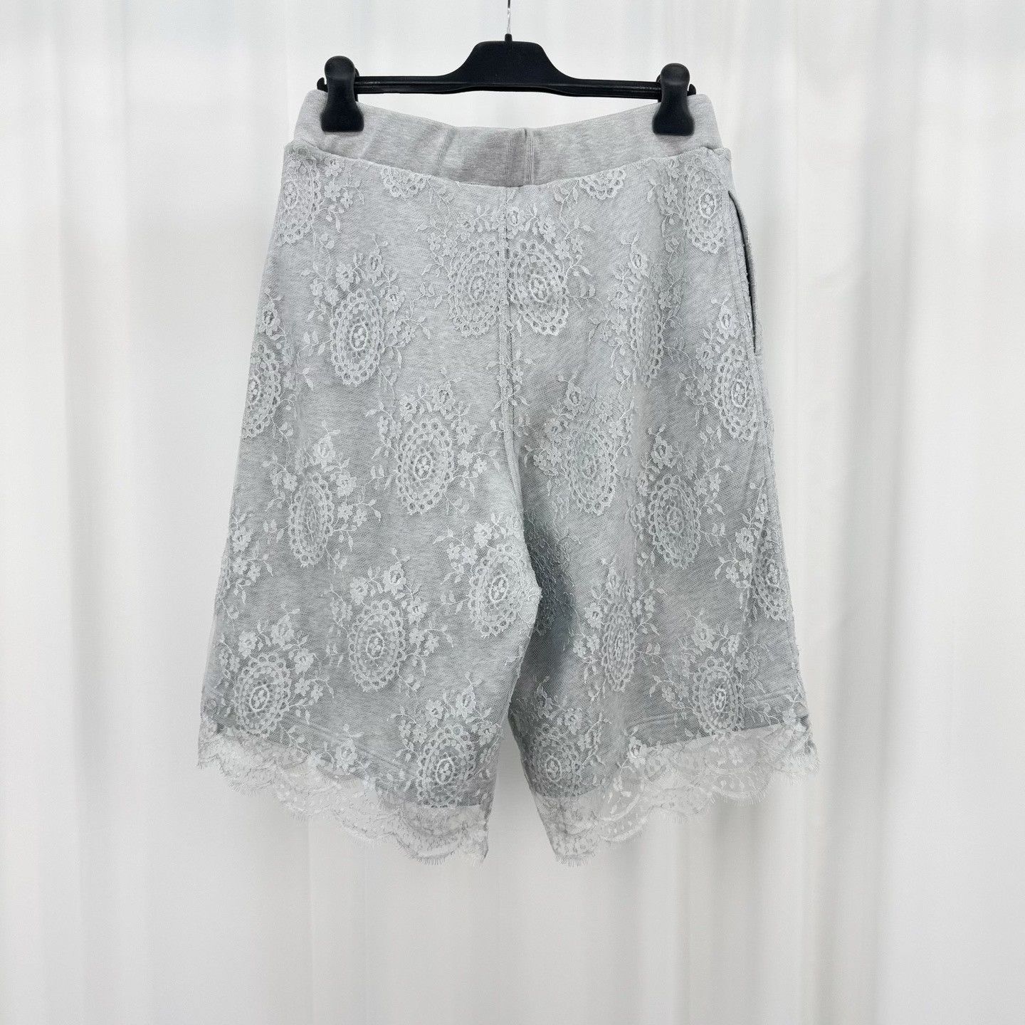Burberry Burberry Runway Gray Lace Mesh Shorts Size 28" / US 6 / IT 42 - 2 Thumbnail