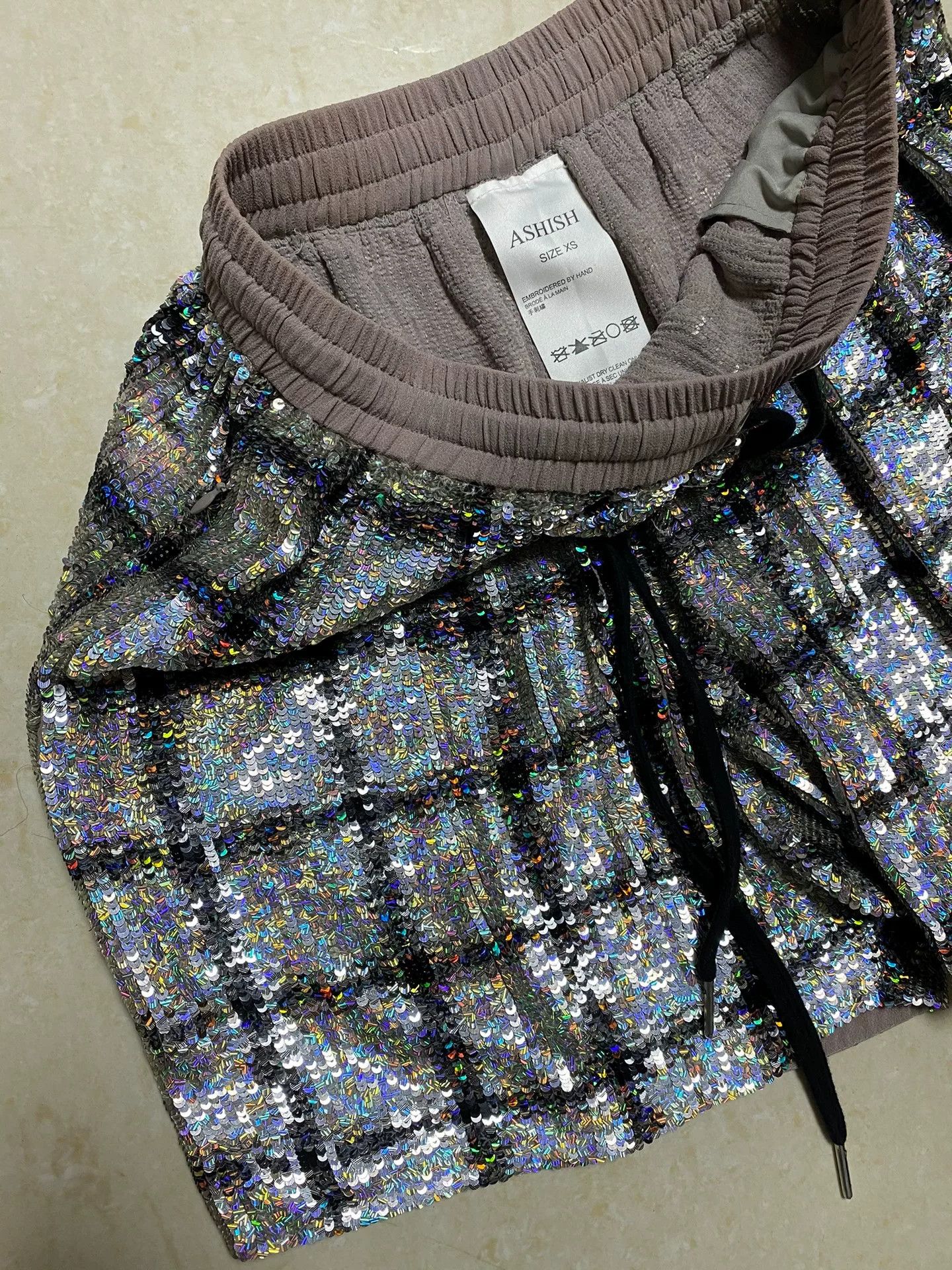 ASHISH Ashish Runway Sequin Women's Shorts Size 28" / US 6 / IT 42 - 5 Thumbnail