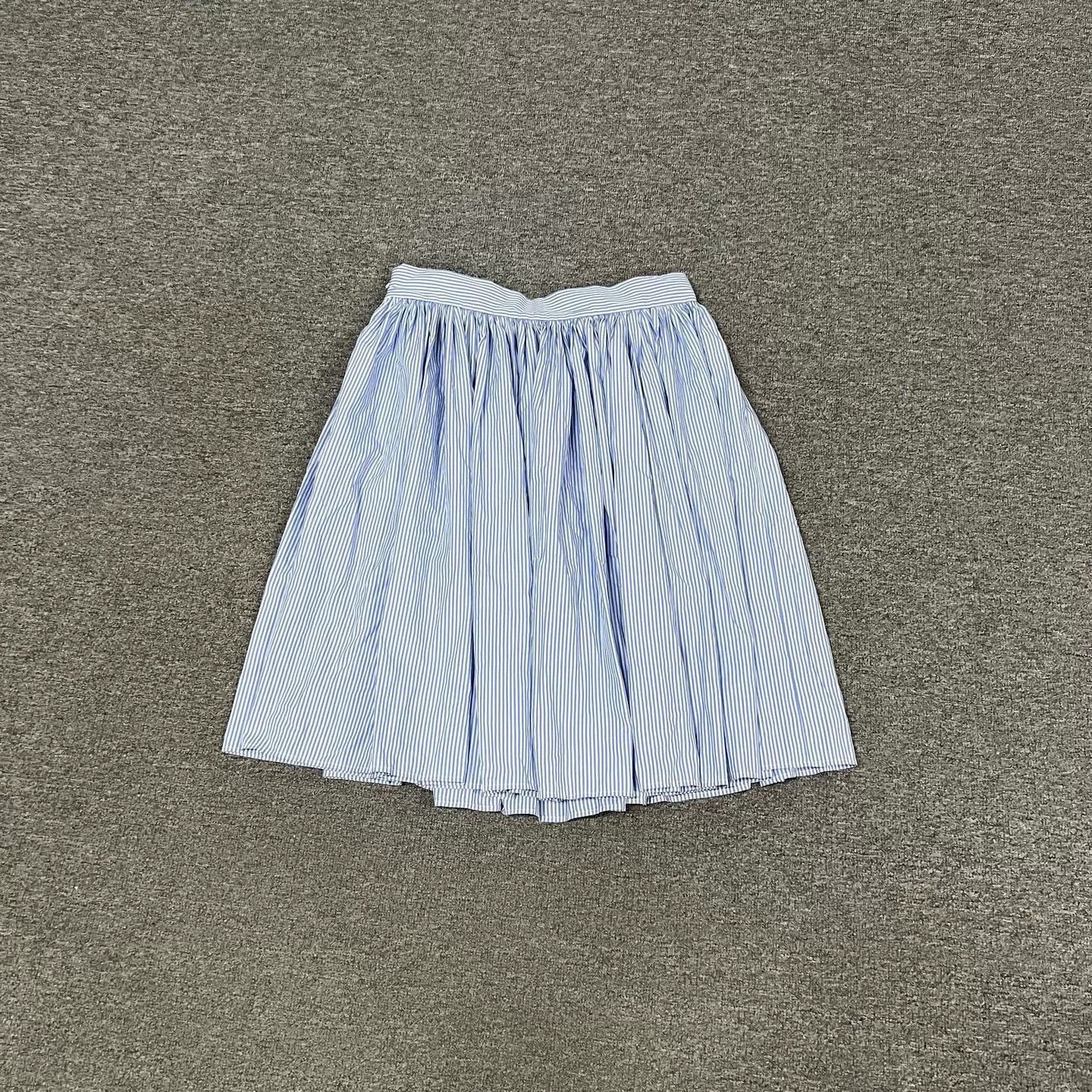 Miu Miu Miu Miu Striped Midi Skirt Size 28" / US 6 / IT 42 - 2 Thumbnail