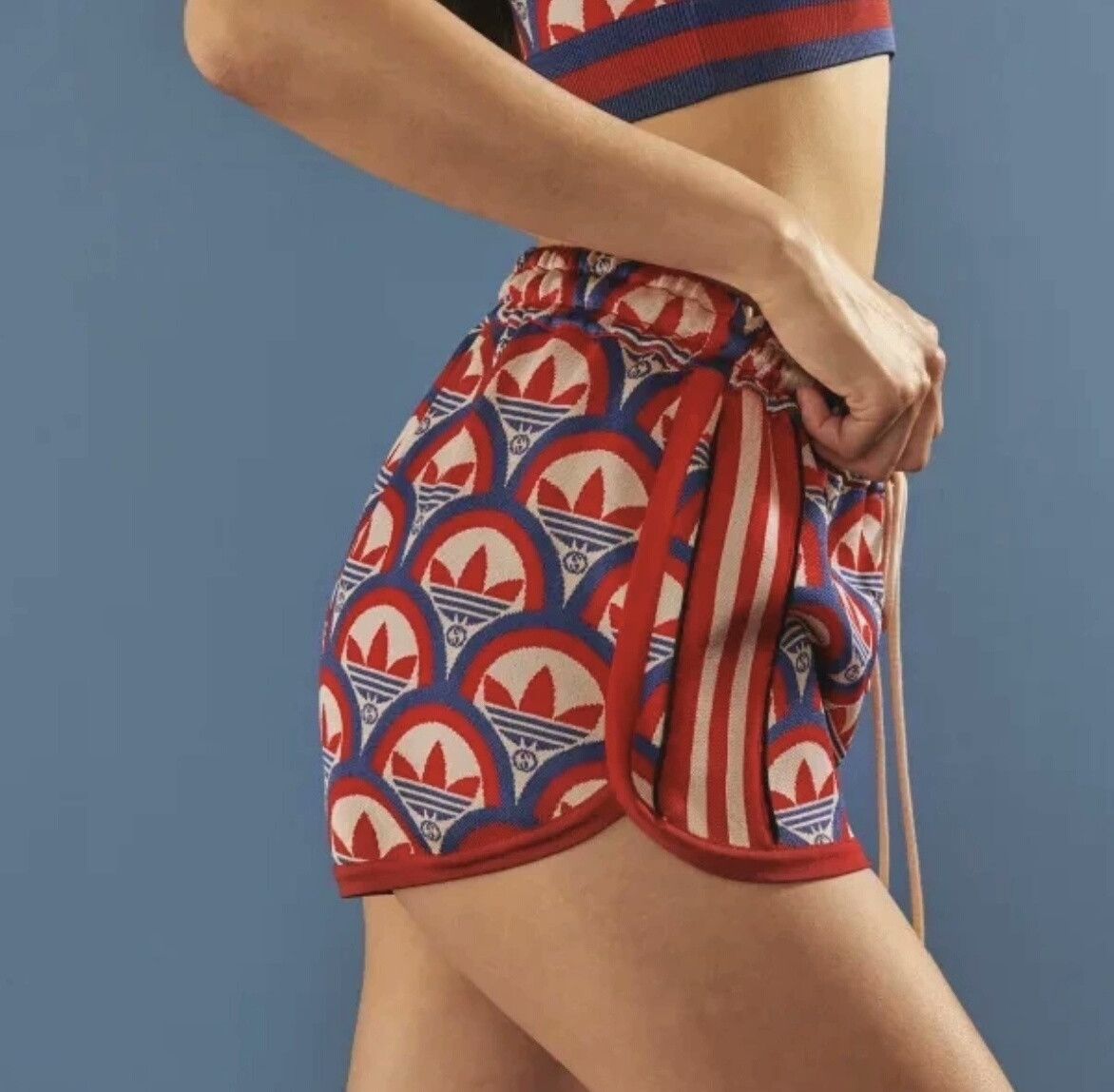Gucci Gucci x Adidas Drawstring Knit Shorts Size 28" / US 6 / IT 42 - 6 Thumbnail