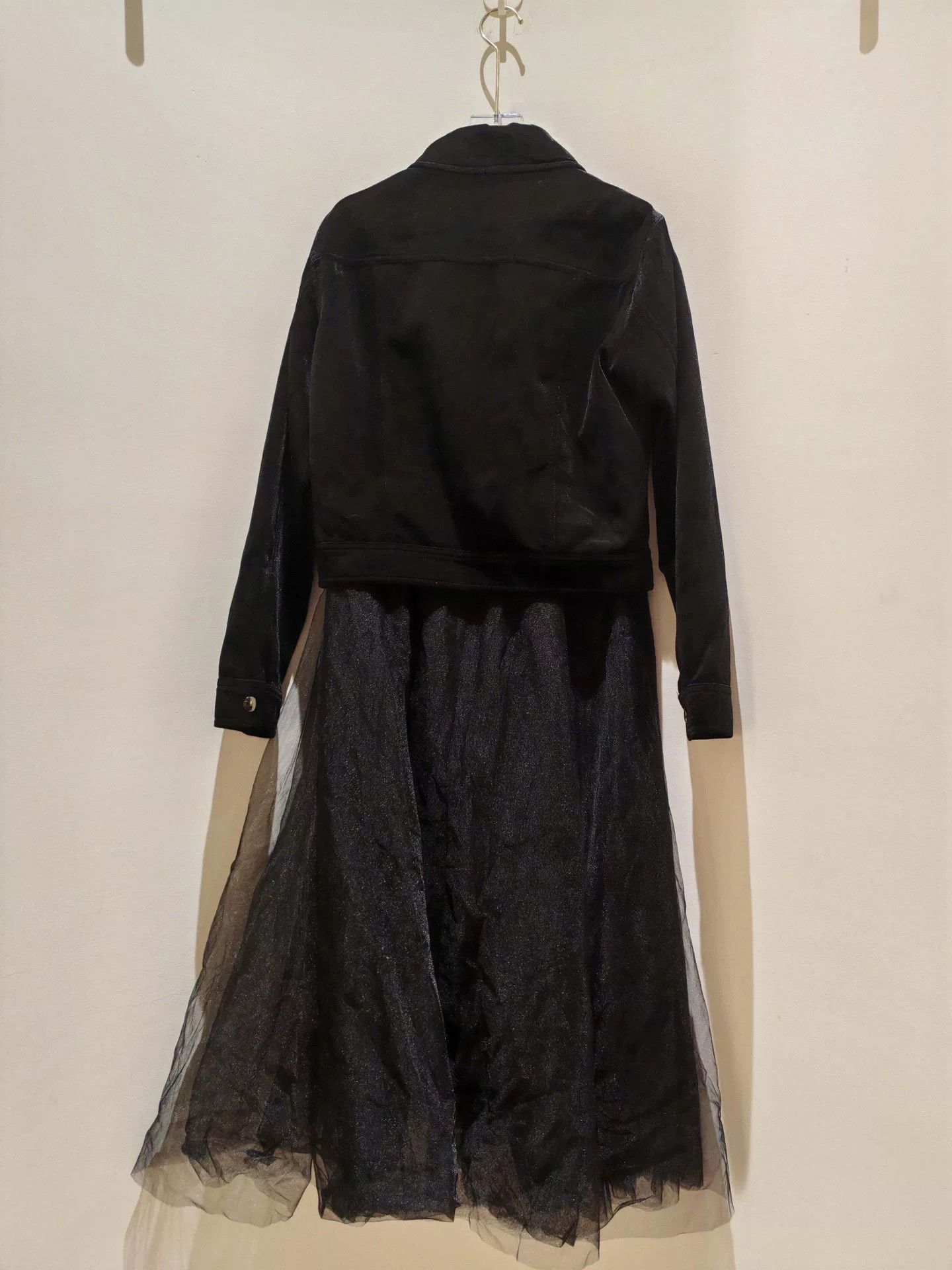 Other YESbyYESIR Long Velvet Coat Size 28" / US 6 / IT 42 - 2 Thumbnail
