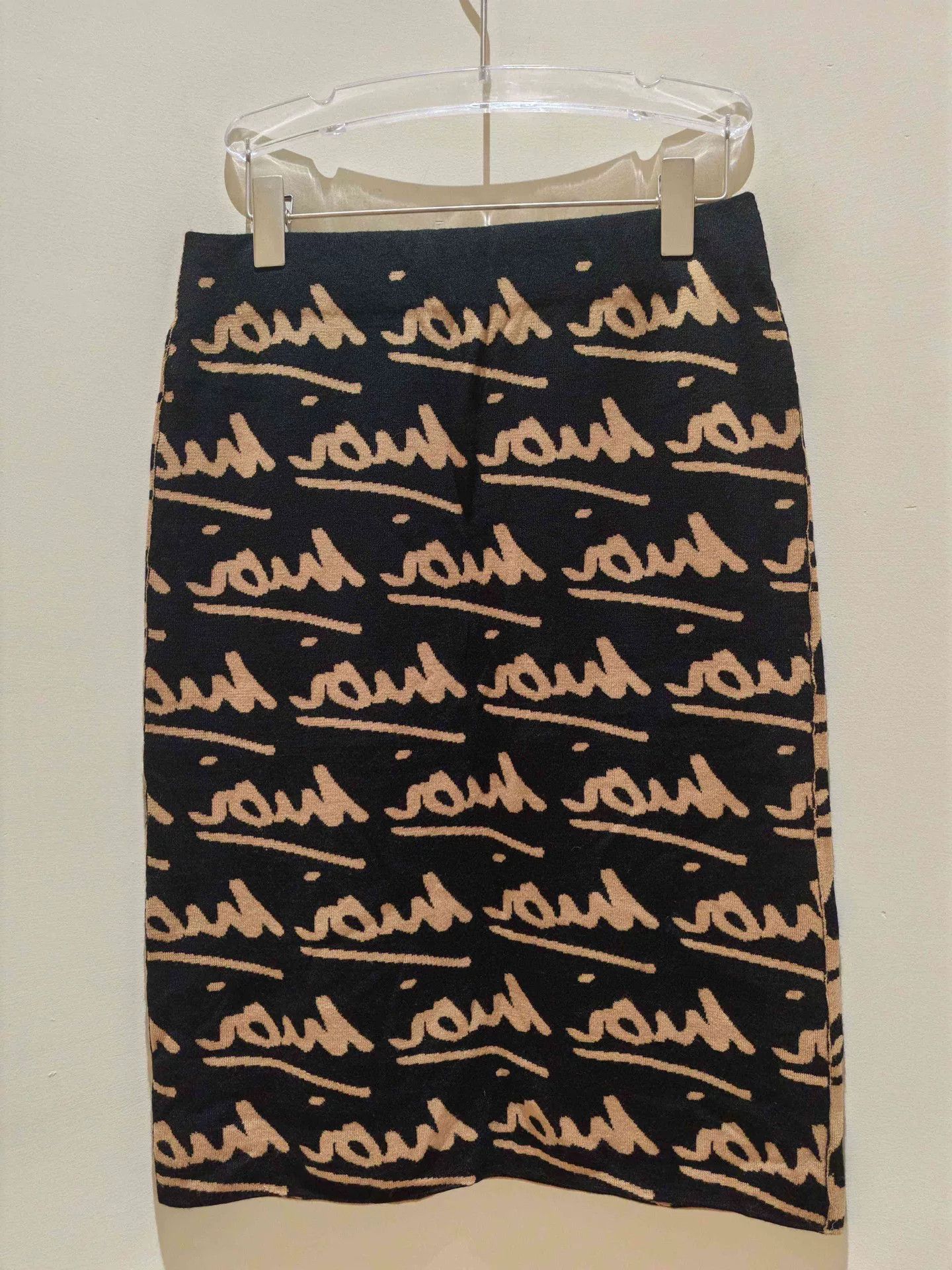Sonia Rykiel Sonia Rykiel Khaki Letter Knit Set Size 28" / US 6 / IT 42 - 8 Thumbnail