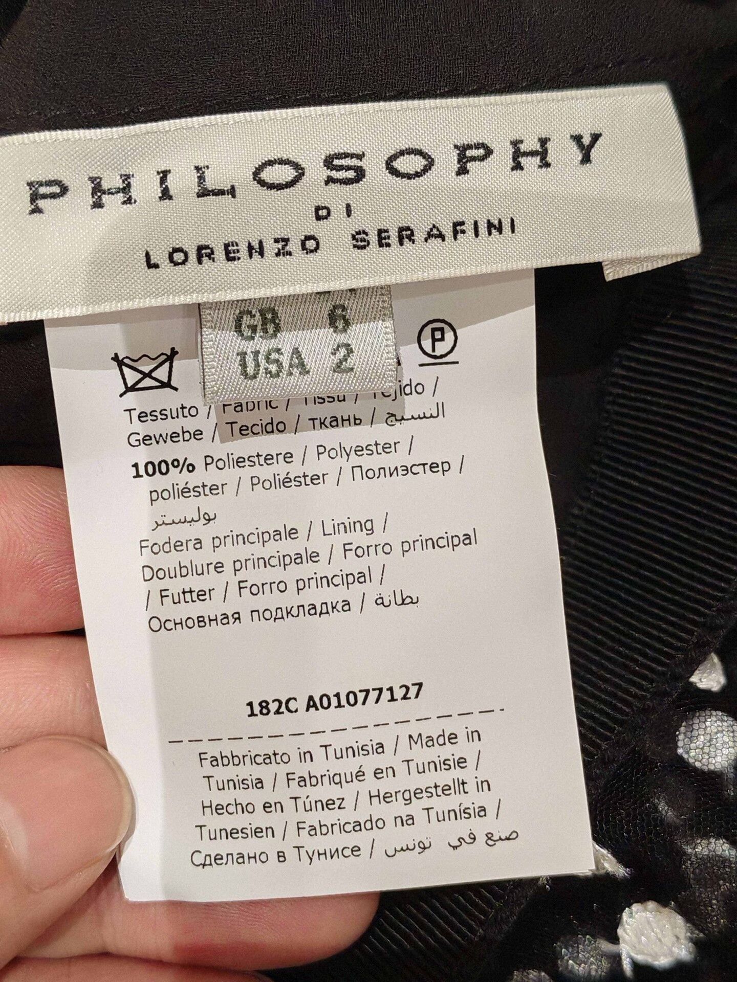 Philosophy di Lorenzo Serafini Philosophy Polka Dot Tulle Tiered Skirt Size 28" / US 6 / IT 42 - 3 Thumbnail