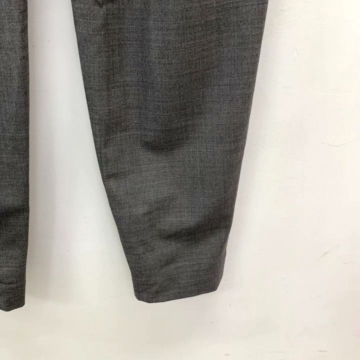 Brunello Cucinelli Brunello Cucinelli Gray Wool Belted Trousers Size 28" / US 6 / IT 42 - 5 Thumbnail
