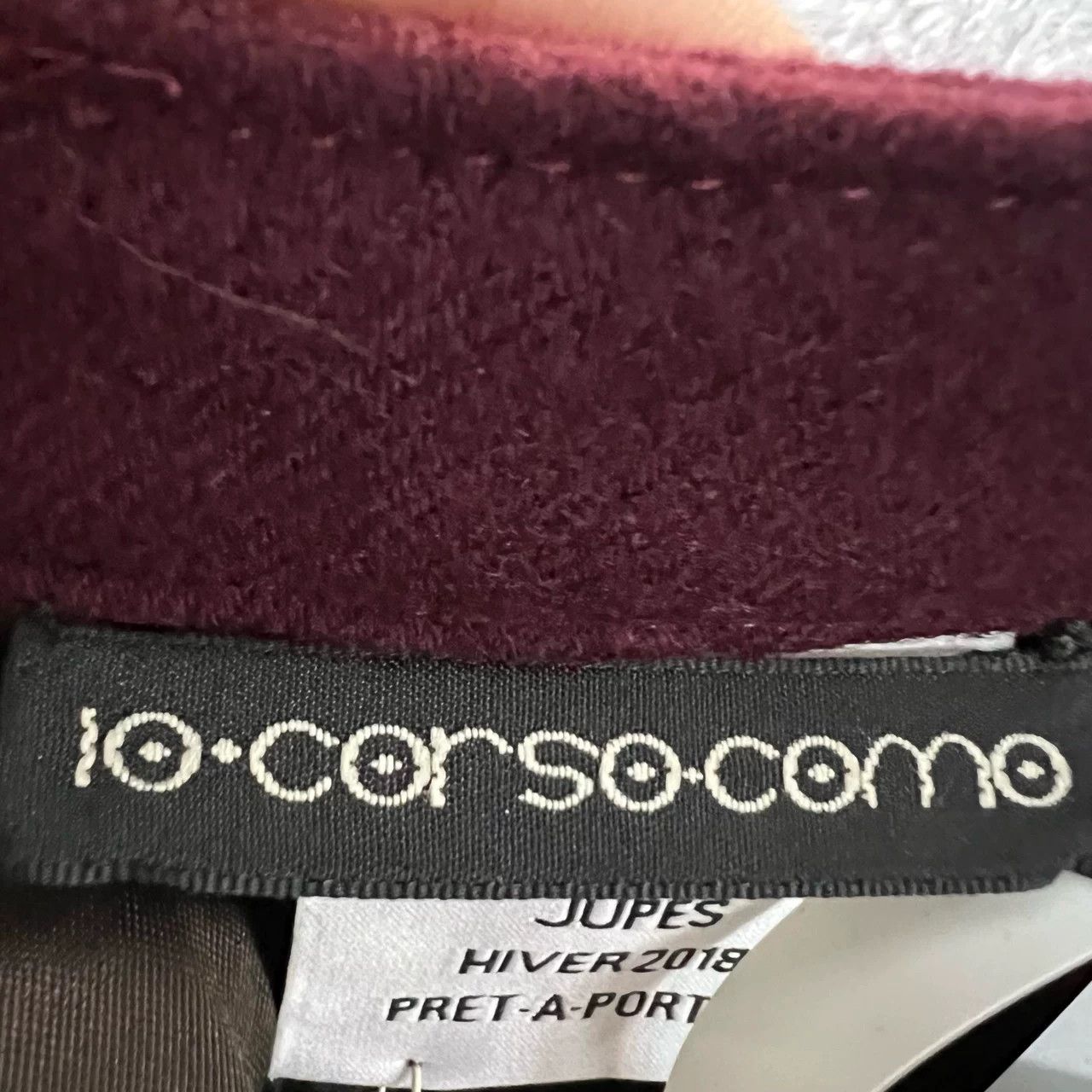 Vetements Vetements x Staff Only Burgundy Wool Skirt Size 28" / US 6 / IT 42 - 4 Thumbnail