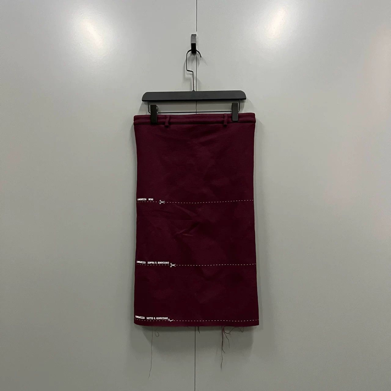 Vetements Vetements x Staff Only Burgundy Wool Skirt Size 28" / US 6 / IT 42 - 2 Thumbnail