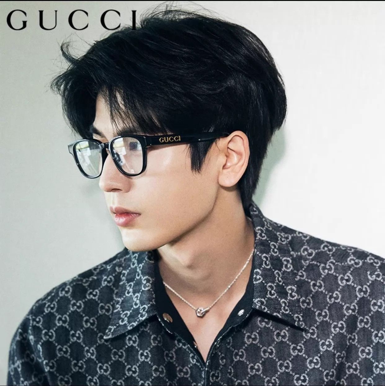 Gucci Black Square Frame Optical Glasses Size ONE SIZE - 8 Thumbnail