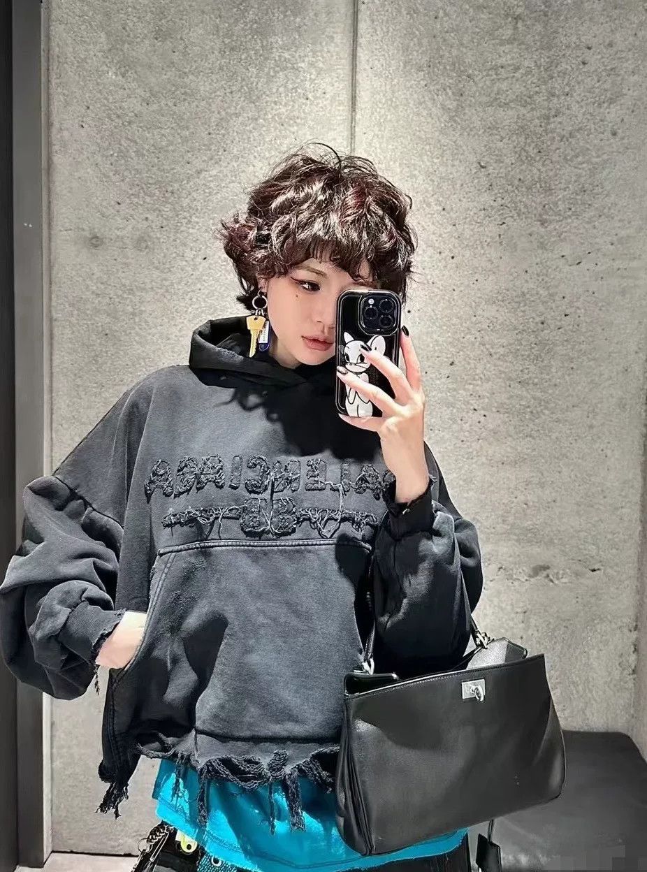 Balenciaga Balenciaga 2025 New Distressed Hoodie Size US M / EU 48-50 / 2 - 4 Thumbnail