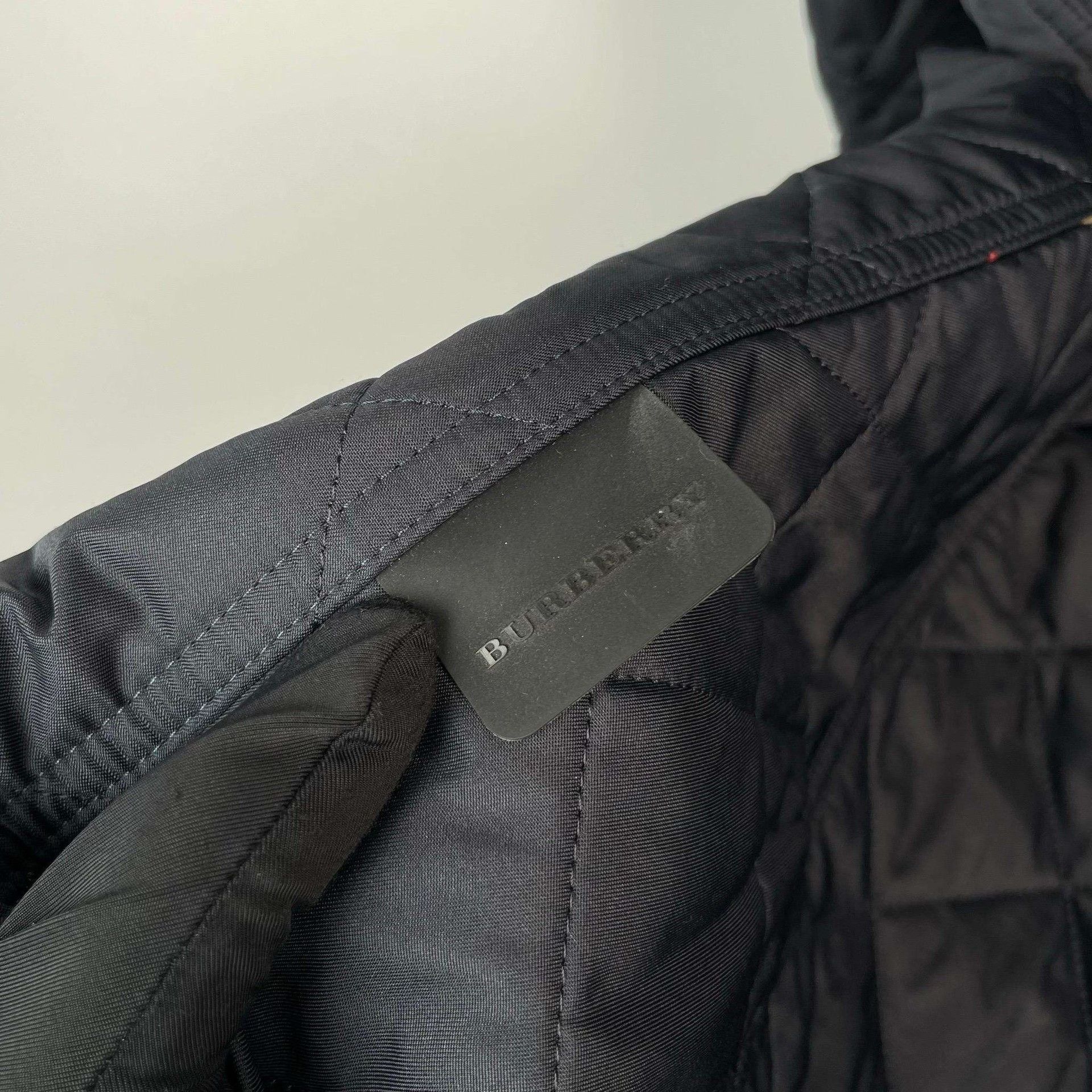 Burberry Burberry Blue-Black Diamond-Quilted Jacket Size US M / EU 48-50 / 2 - 6 Thumbnail