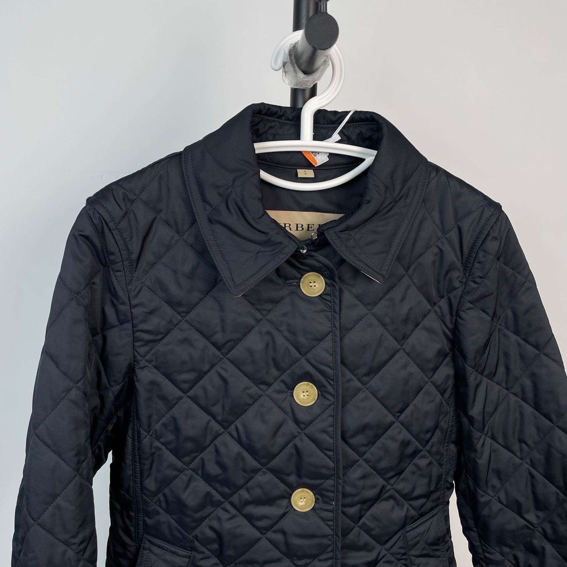 Burberry Burberry Blue-Black Diamond-Quilted Jacket Size US M / EU 48-50 / 2 - 3 Thumbnail