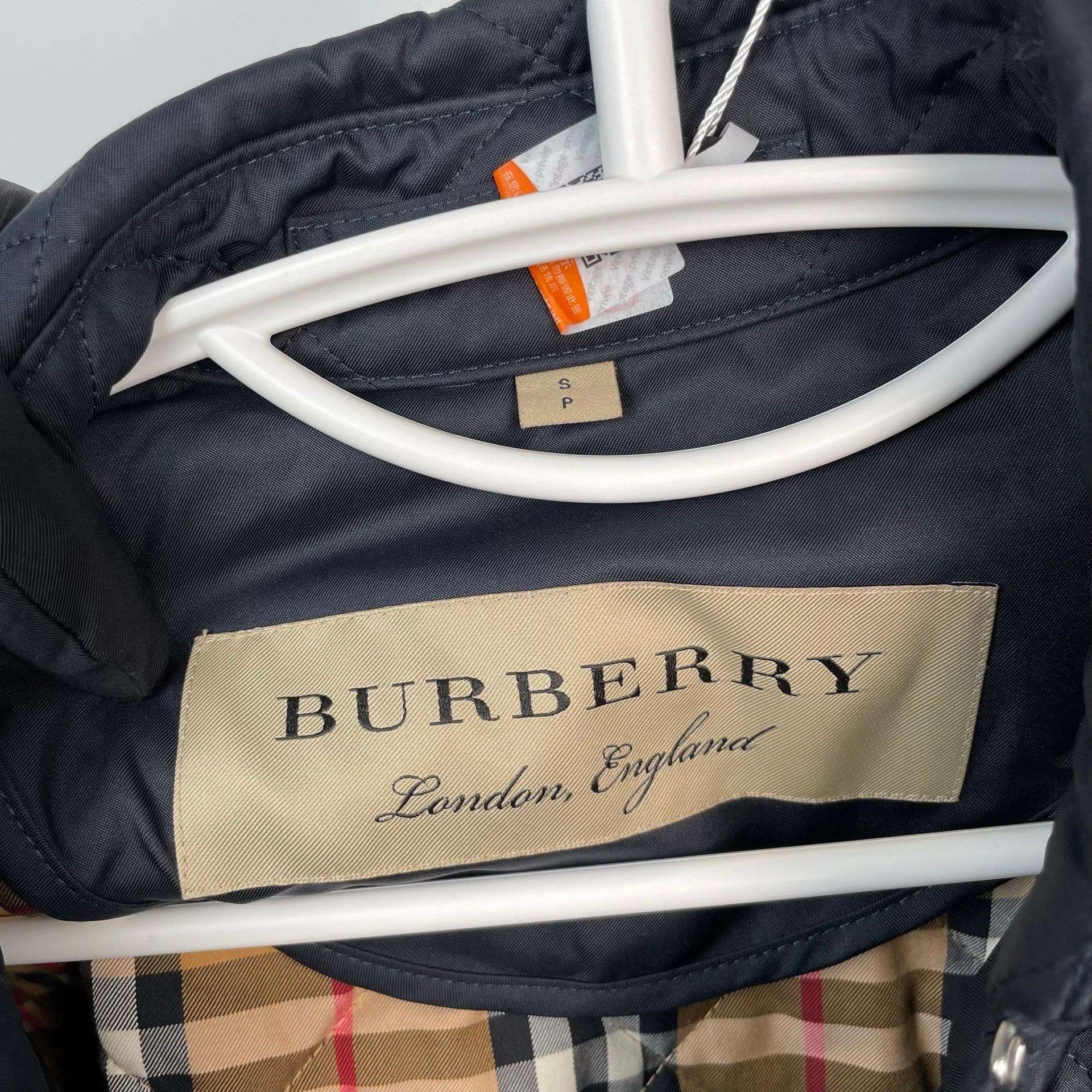 Burberry Burberry Blue-Black Diamond-Quilted Jacket Size US M / EU 48-50 / 2 - 8 Thumbnail